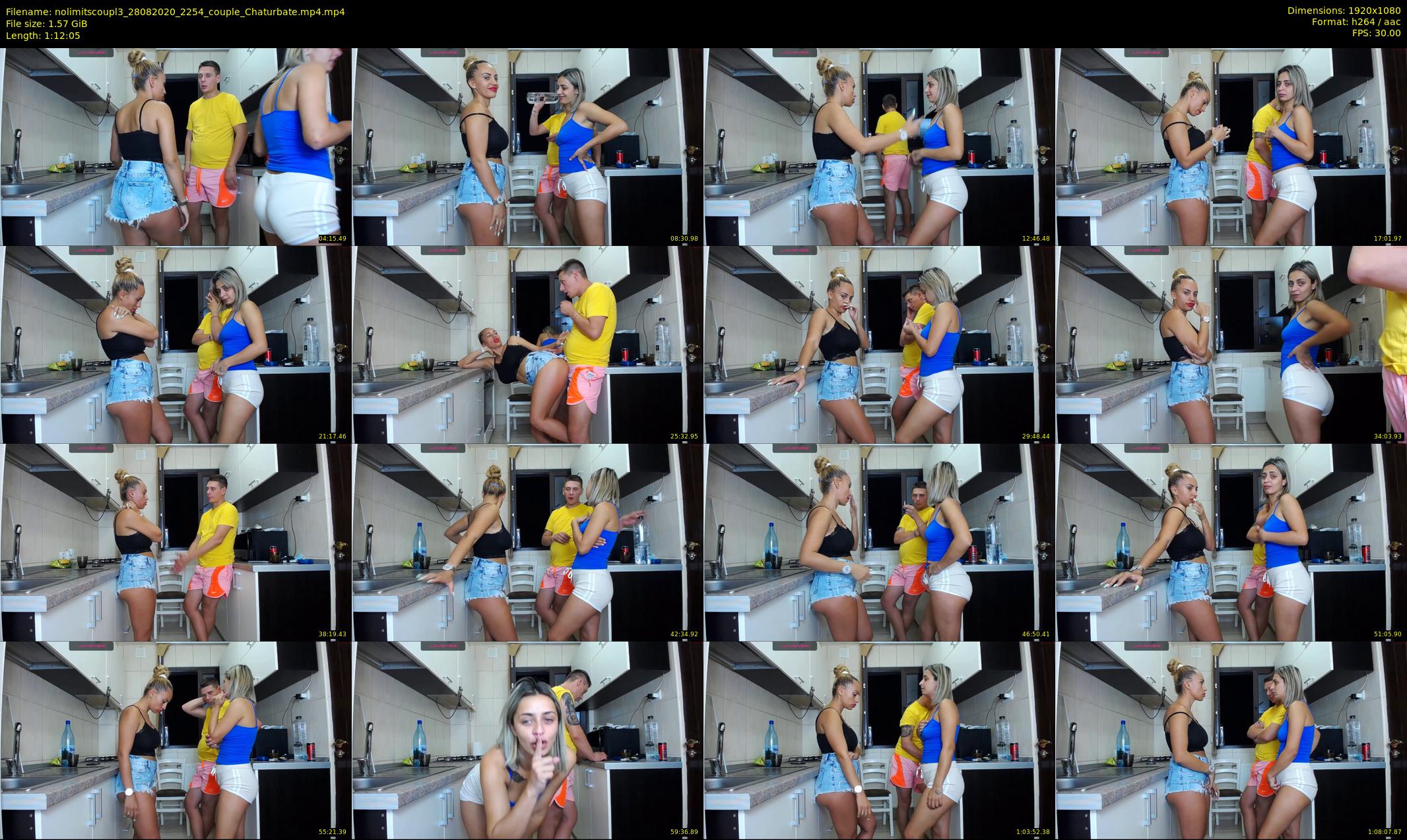 nolimitscoupl3 — 73 minute Chaturbate couple cam show recording, 1080p, Aug 28, 2020