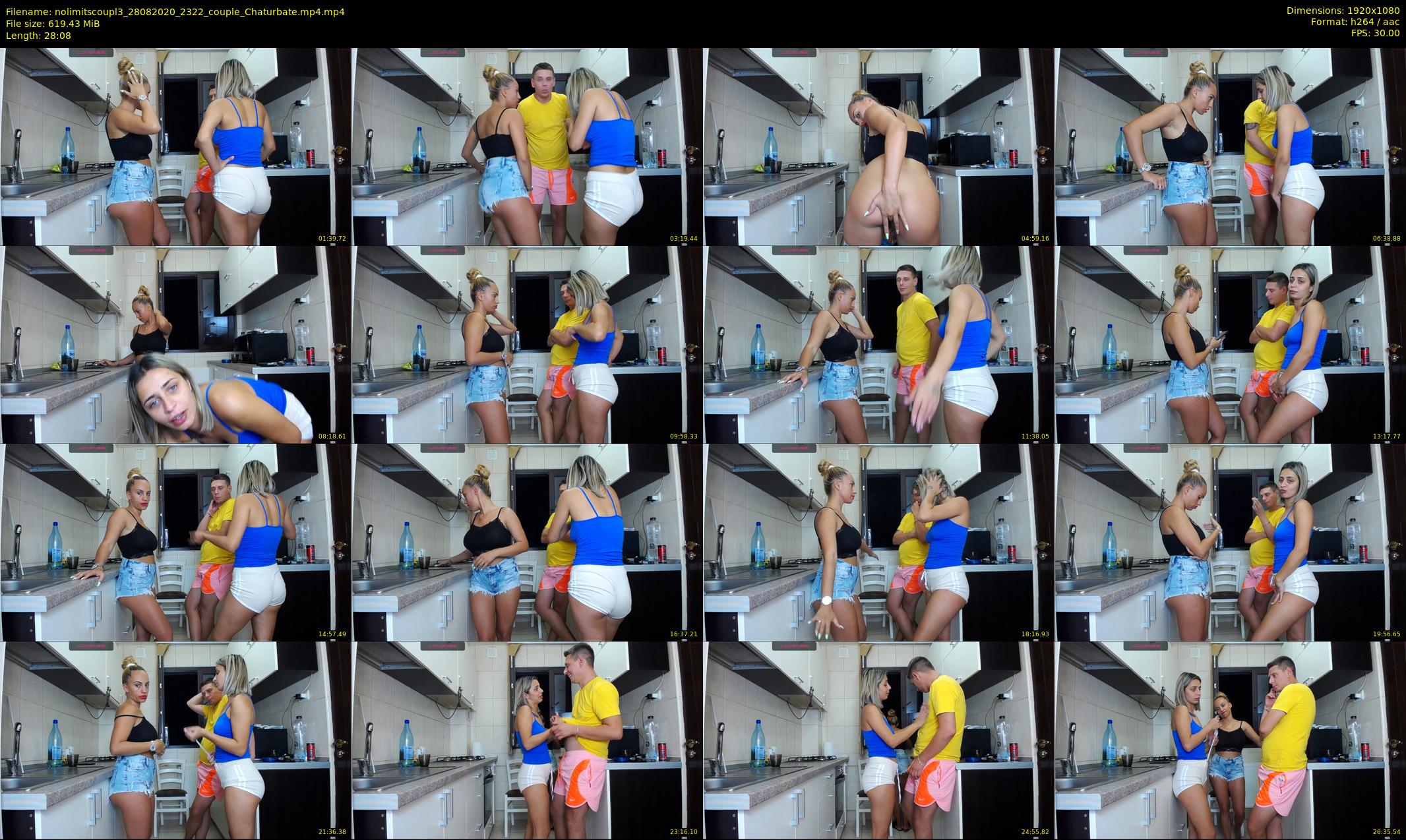 nolimitscoupl3 — 29 minute Chaturbate couple cam show recording, 1080p, Aug 28, 2020