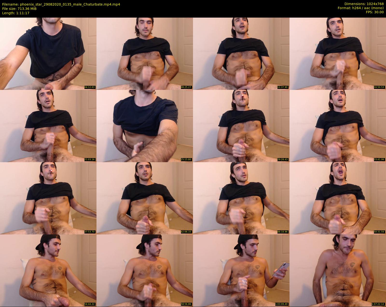phoenix_star — 72 minute Chaturbate male cam show recording, 720p, Aug 29, 2020