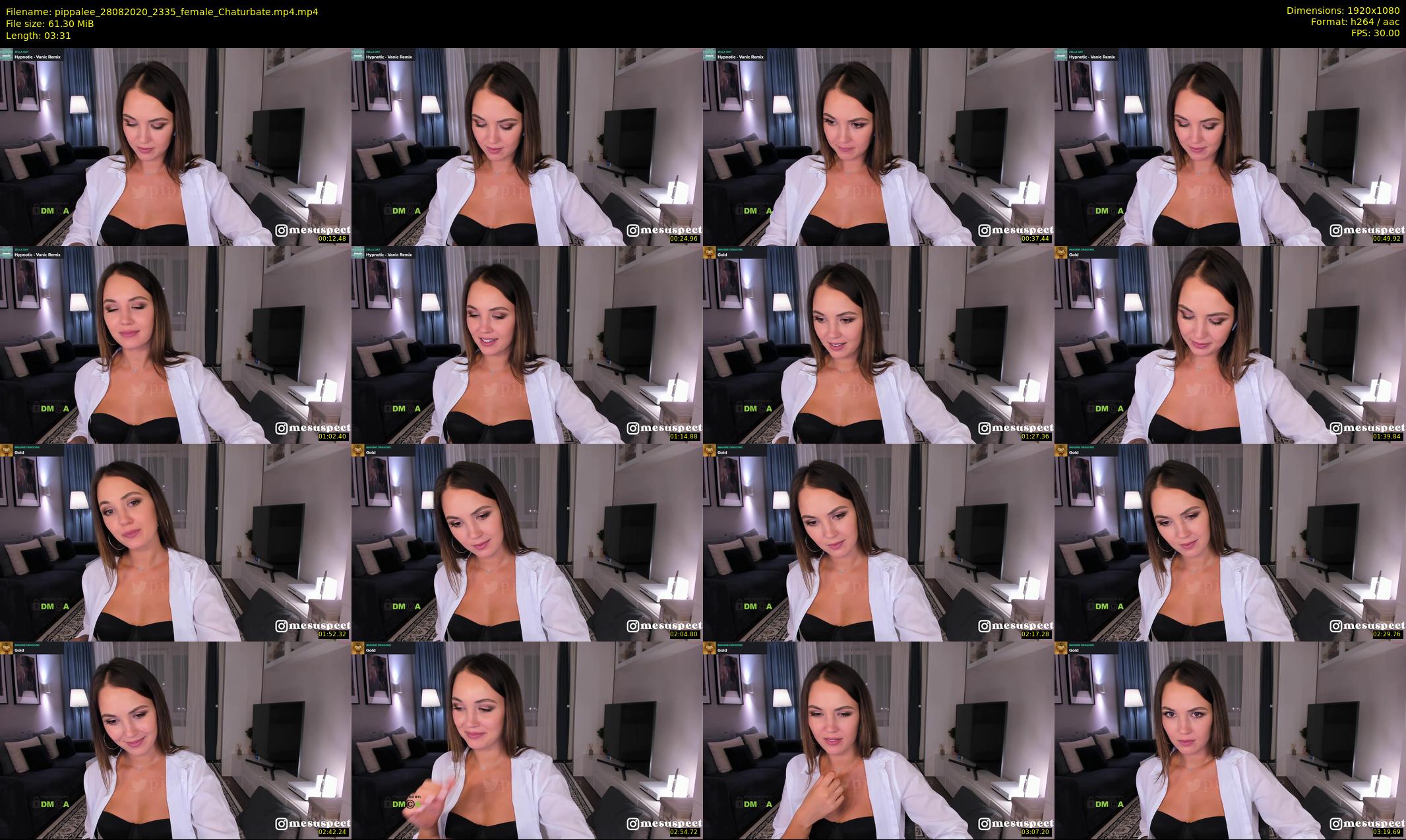 pippalee — 4 minute Chaturbate female cam show recording, 1080p, Aug 28, 2020