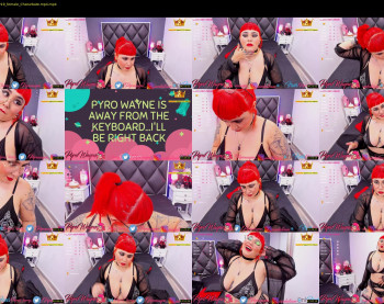 pyrowayne — 54 minute Chaturbate female cam show recording, 720p, Aug 29, 2020