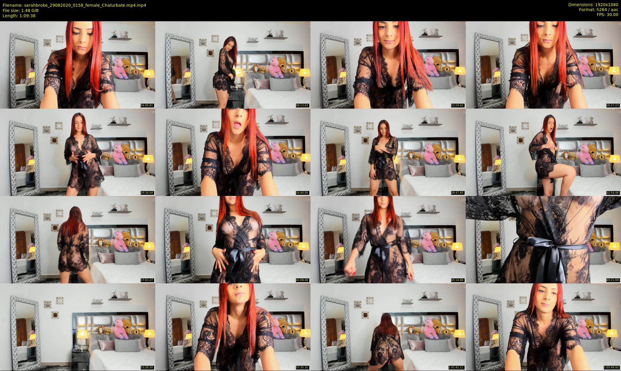 sarahbroke — 70 minute Chaturbate female cam show recording, 1080p, Aug 29, 2020