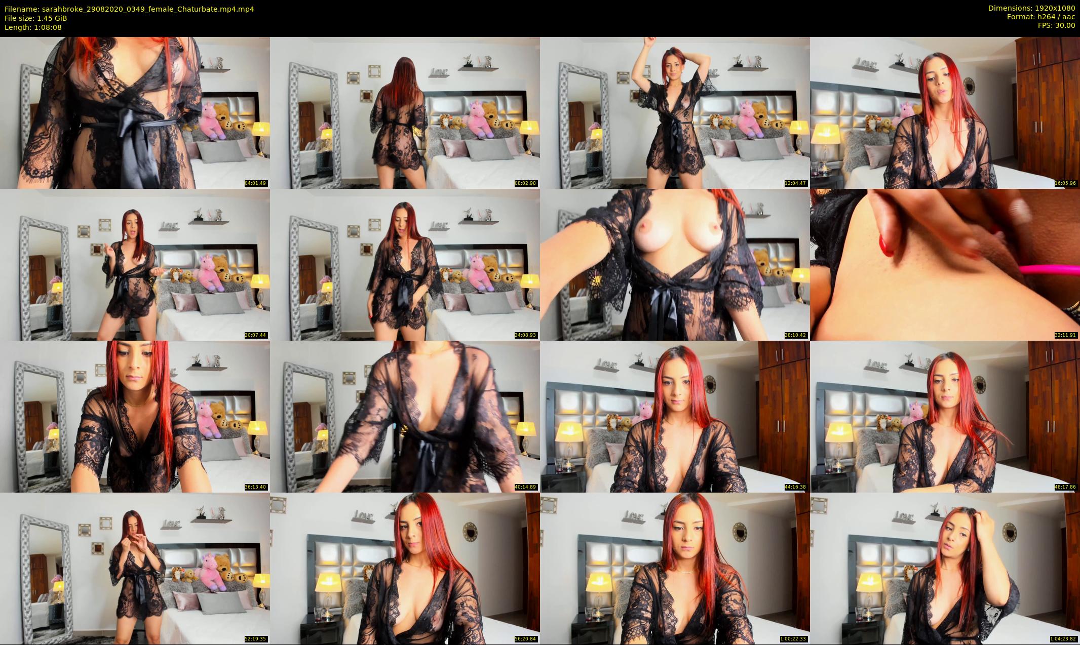 sarahbroke — 69 minute Chaturbate female cam show recording, 1080p, Aug 29, 2020