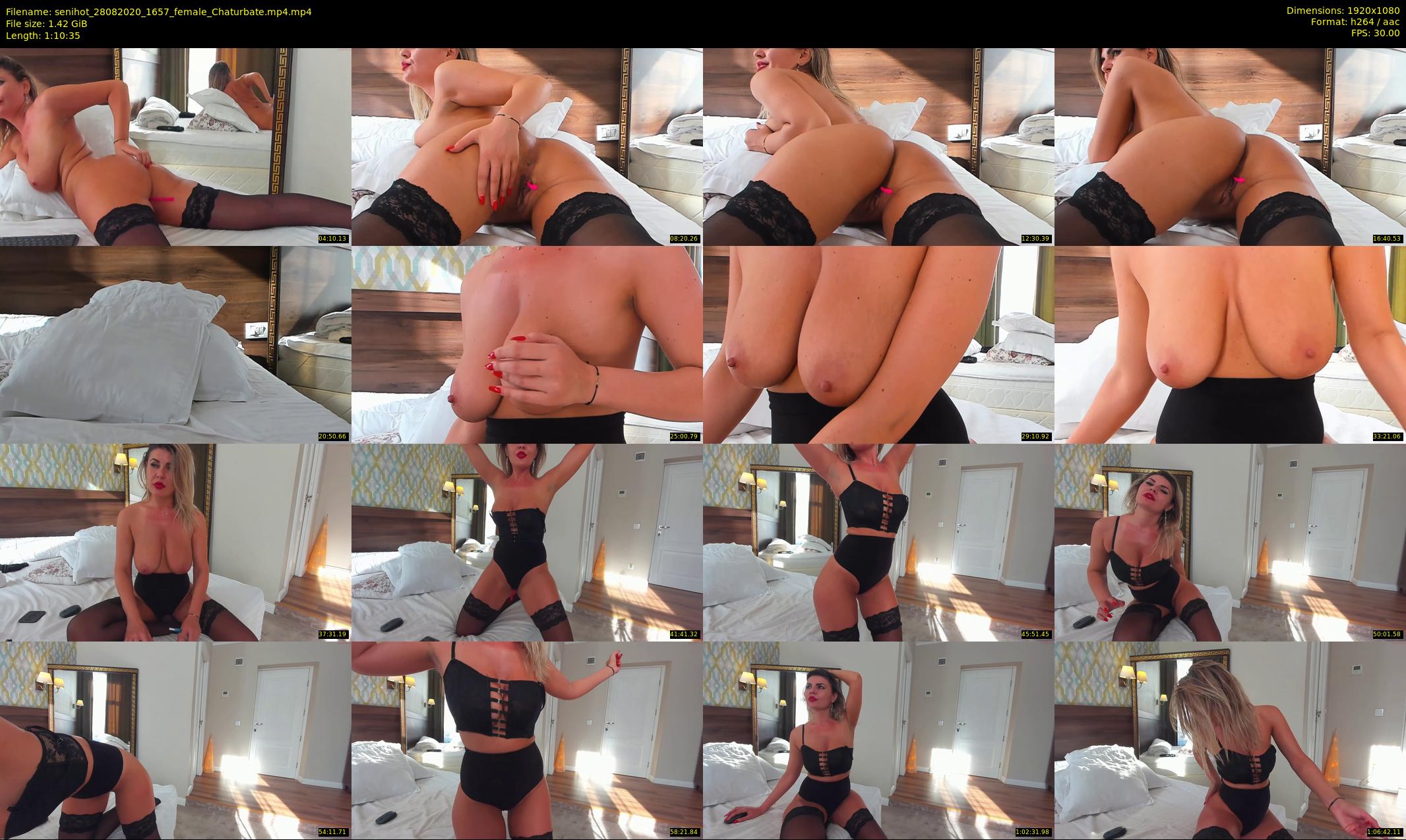 senihot — 71 minute Chaturbate female cam show recording, 1080p, Aug 28, 2020