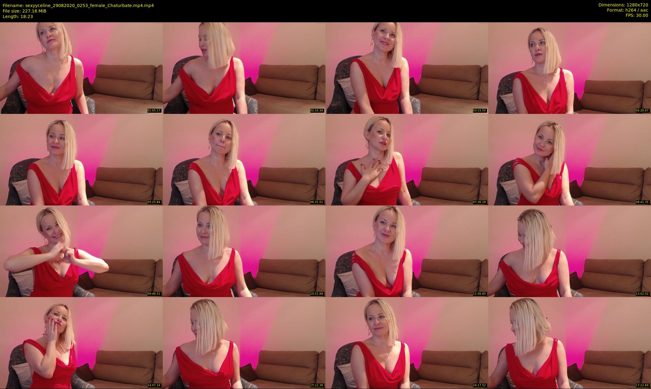 sexyyceline — 19 minute Chaturbate female cam show recording, 720p, Aug 29, 2020
