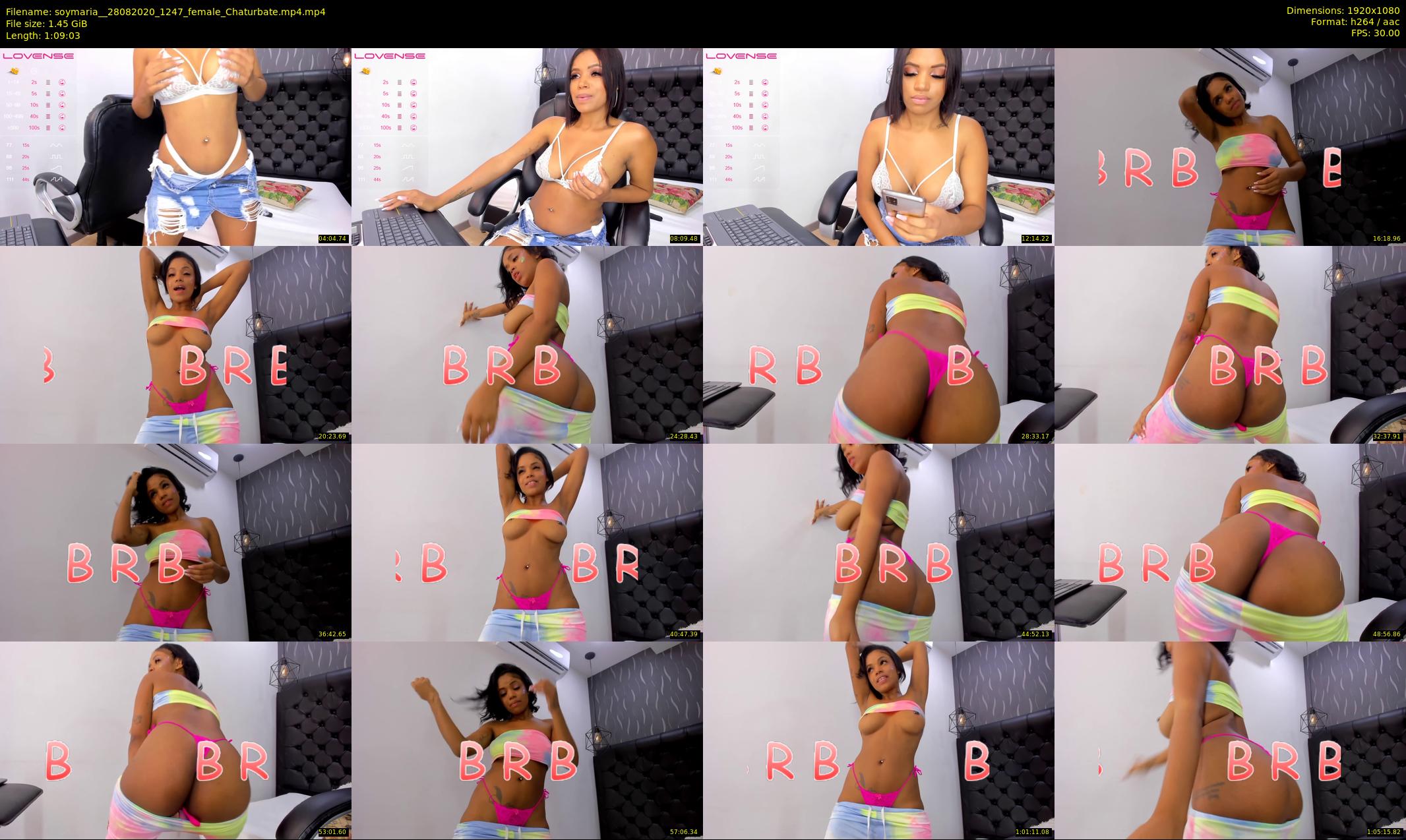 soymaria_ — 70 minute Chaturbate female cam show recording, 1080p, Aug 28, 2020