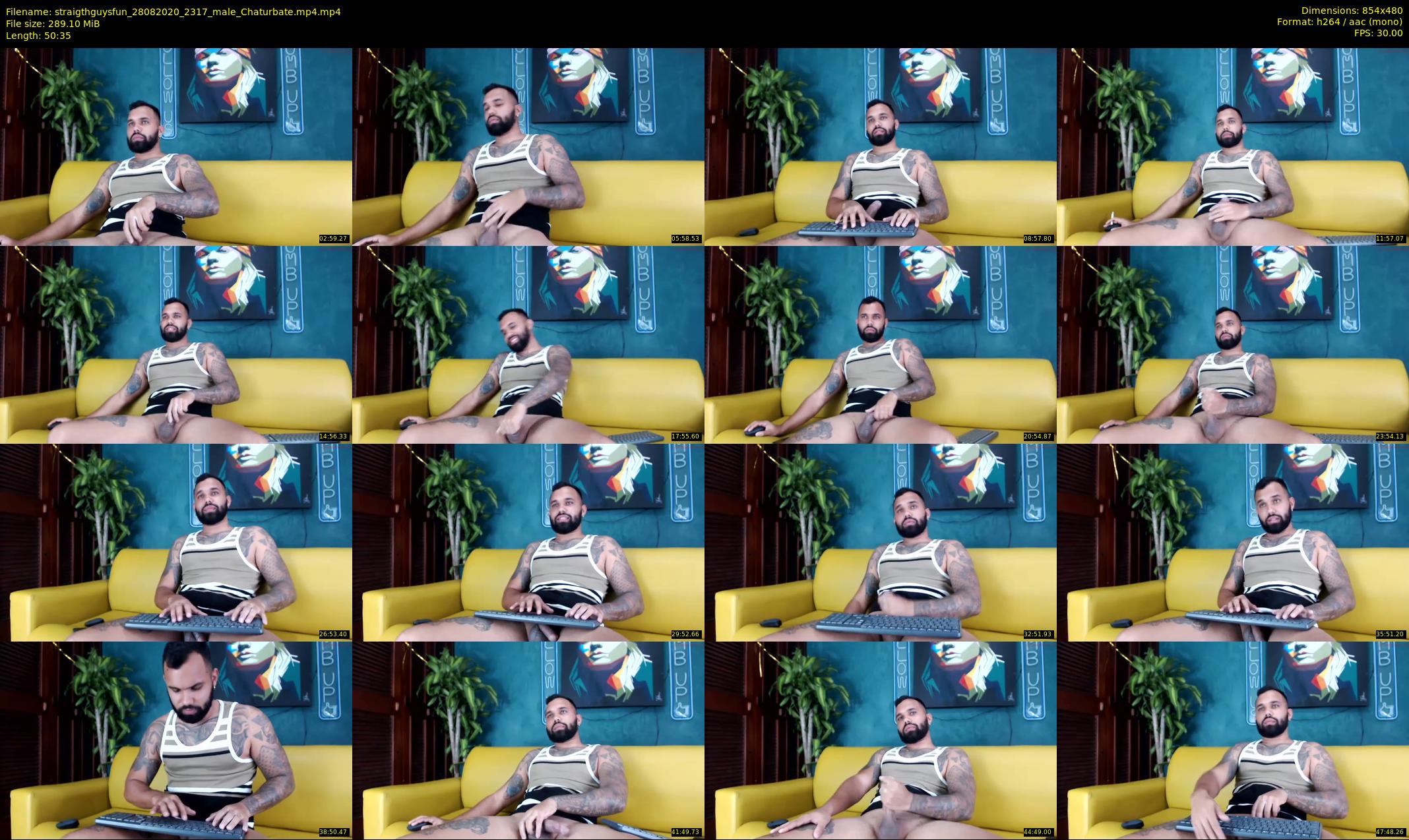 straigthguysfun — 51 minute Chaturbate male cam show recording, 480p, Aug 28, 2020