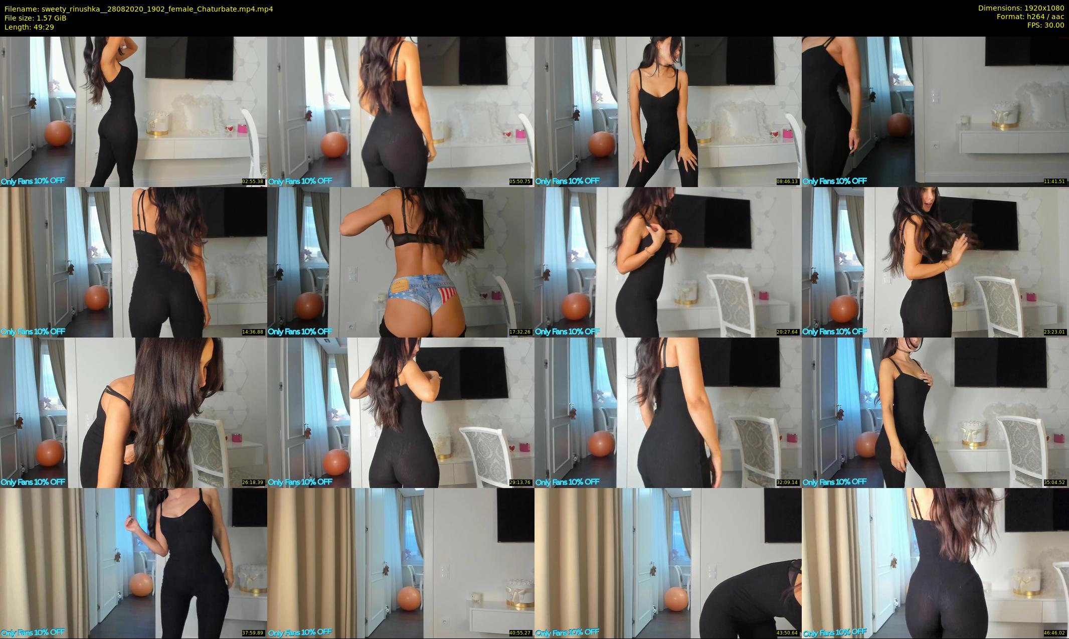 sweety_rinushka_ — 50 minute Chaturbate female cam show recording, 1080p, Aug 28, 2020