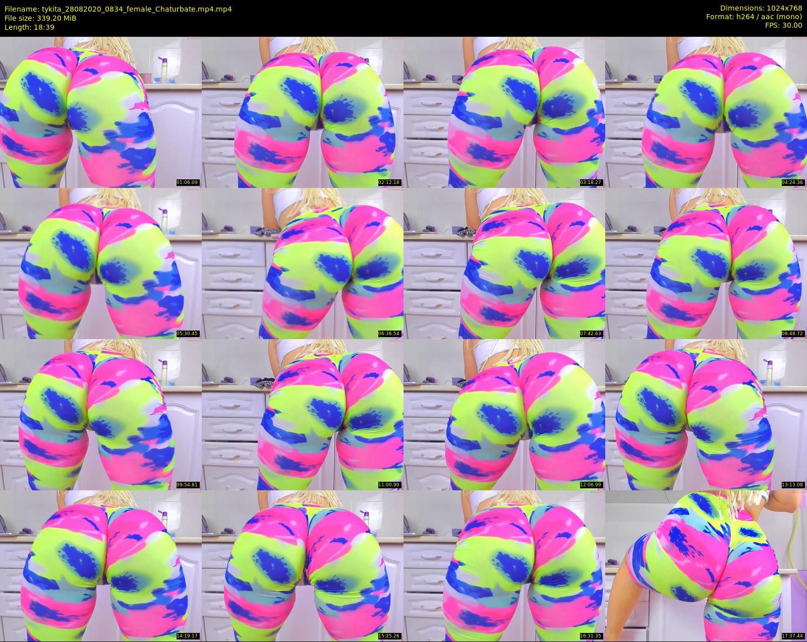tykita — 19 minute Chaturbate female cam show recording, 720p, Aug 28, 2020