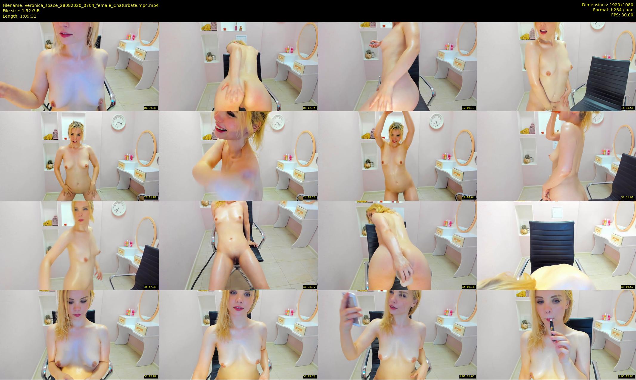 veronica_space — 70 minute Chaturbate female cam show recording, 1080p, Aug 28, 2020