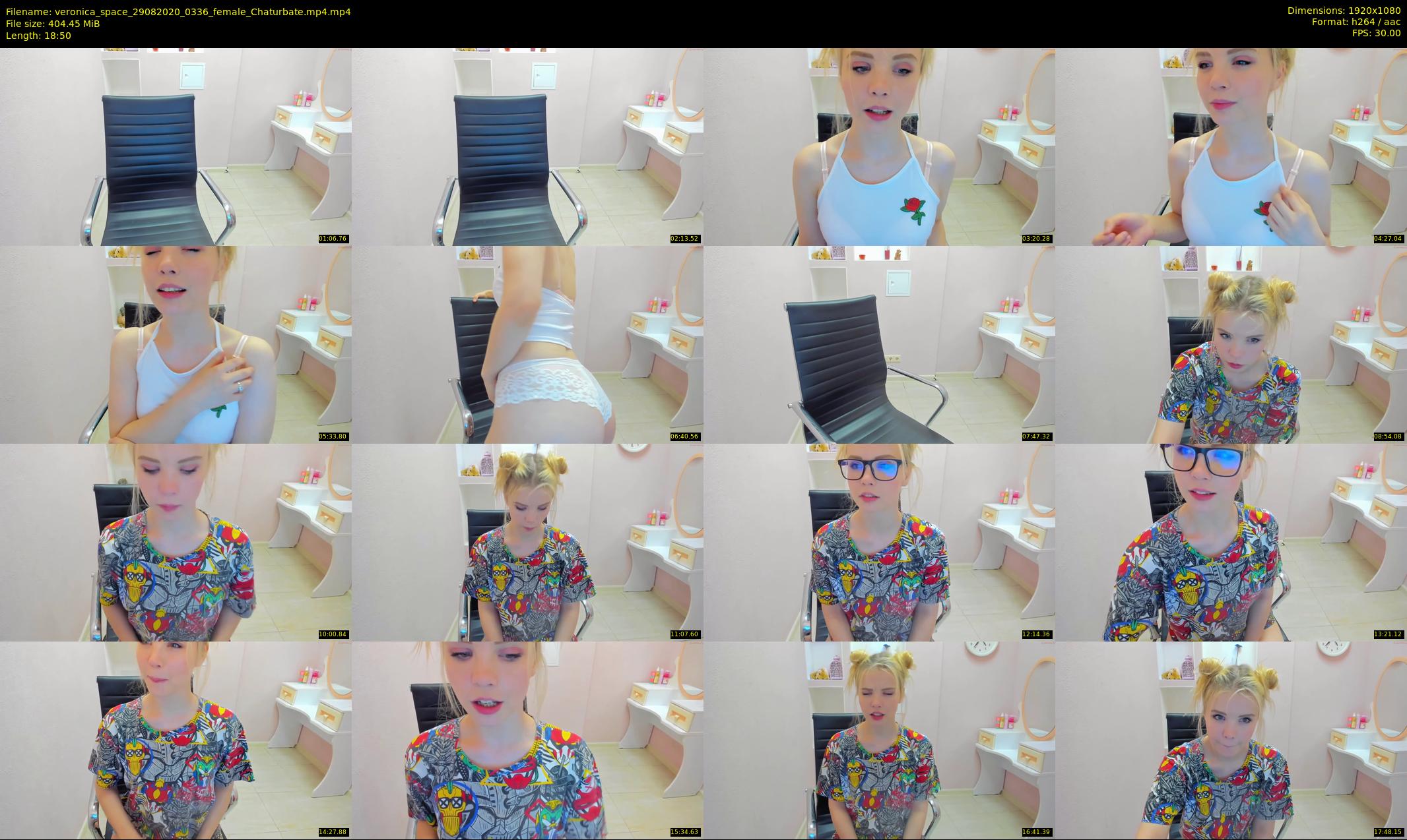 veronica_space — 19 minute Chaturbate female cam show recording, 1080p, Aug 29, 2020