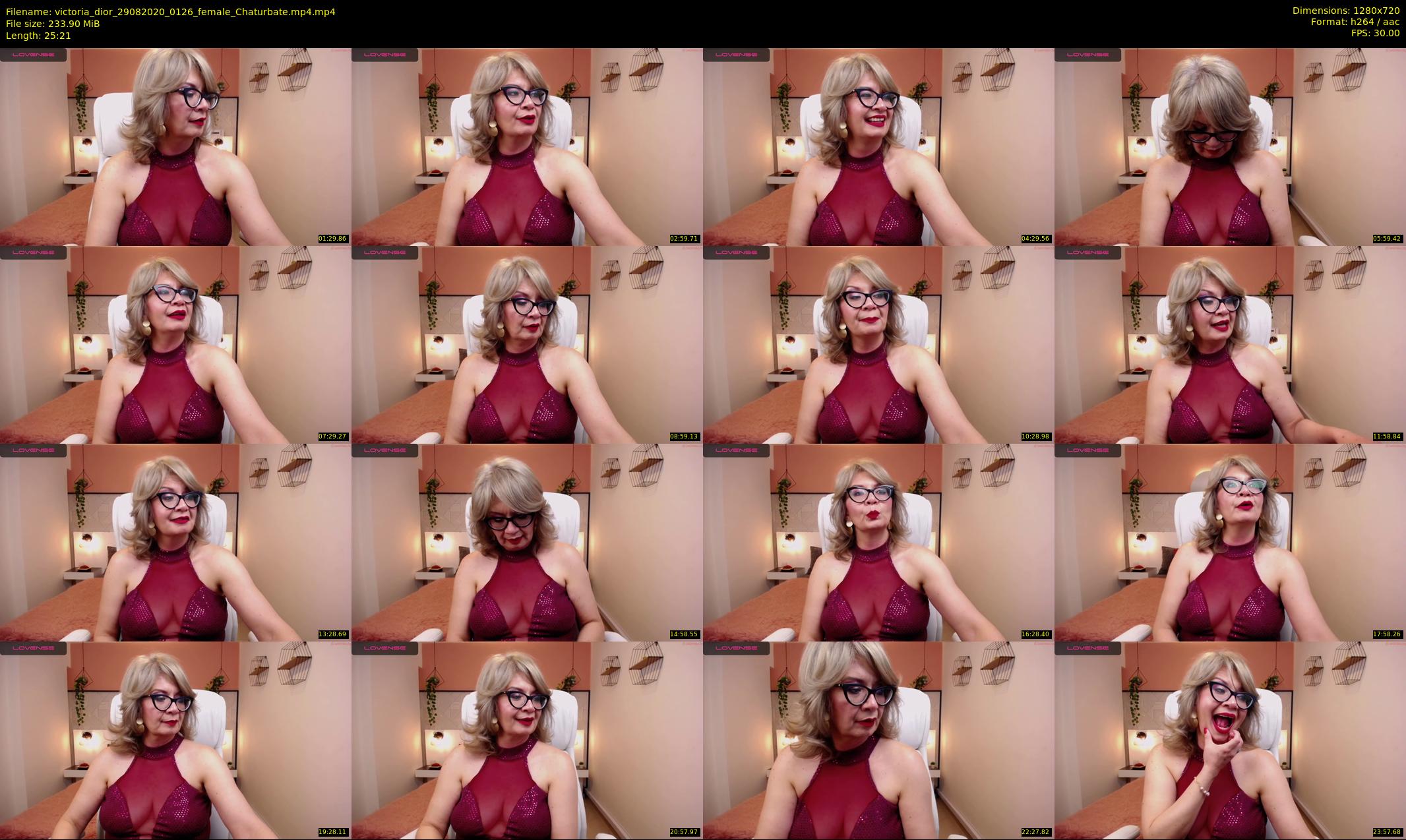 victoria_dior — 26 minute Chaturbate female cam show recording, 720p, Aug 29, 2020