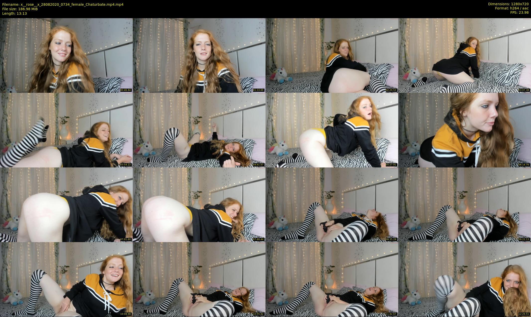 x__rose__x — 14 minute Chaturbate female cam show recording, 720p, Aug 28, 2020