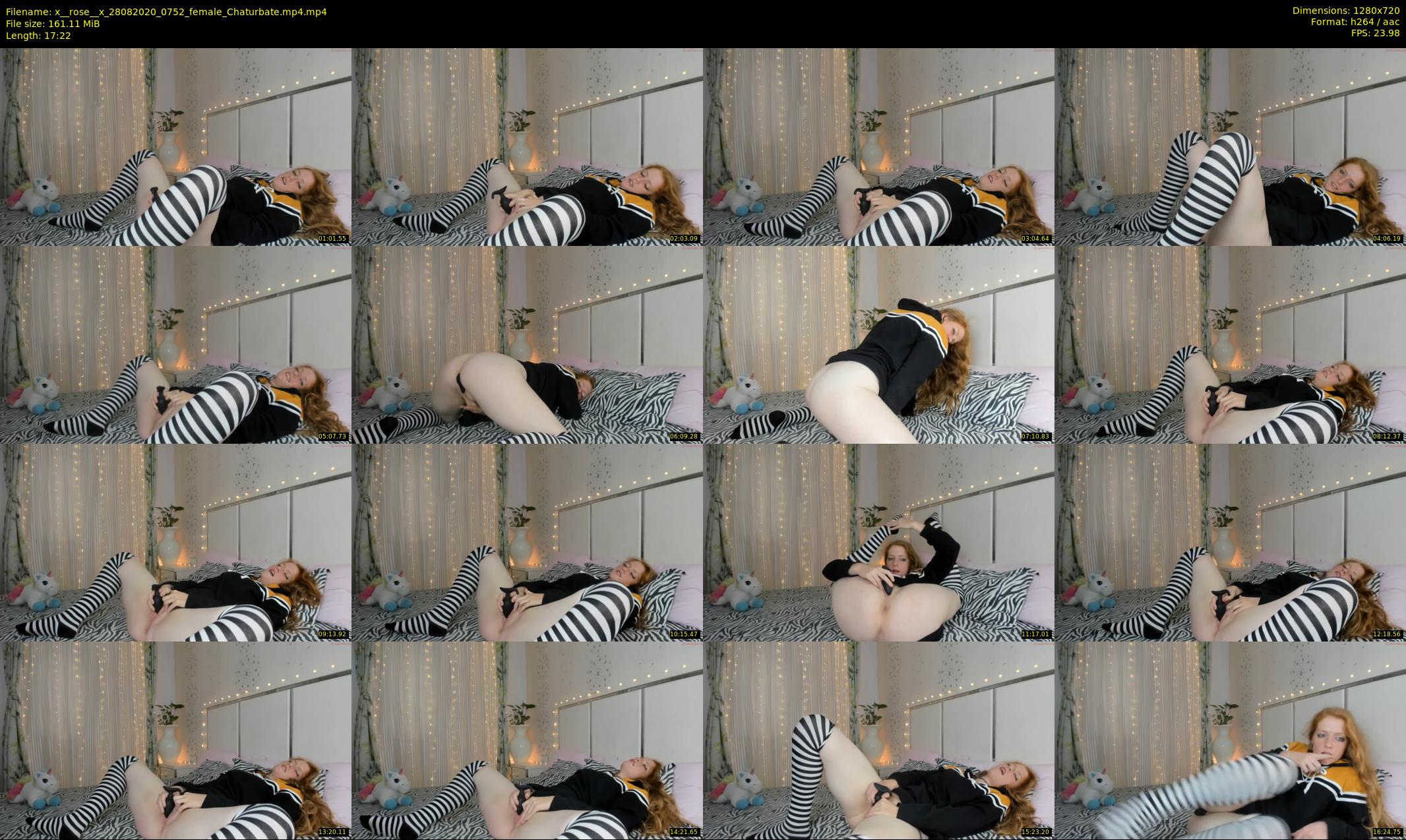 x__rose__x — 18 minute Chaturbate female cam show recording, 720p, Aug 28, 2020
