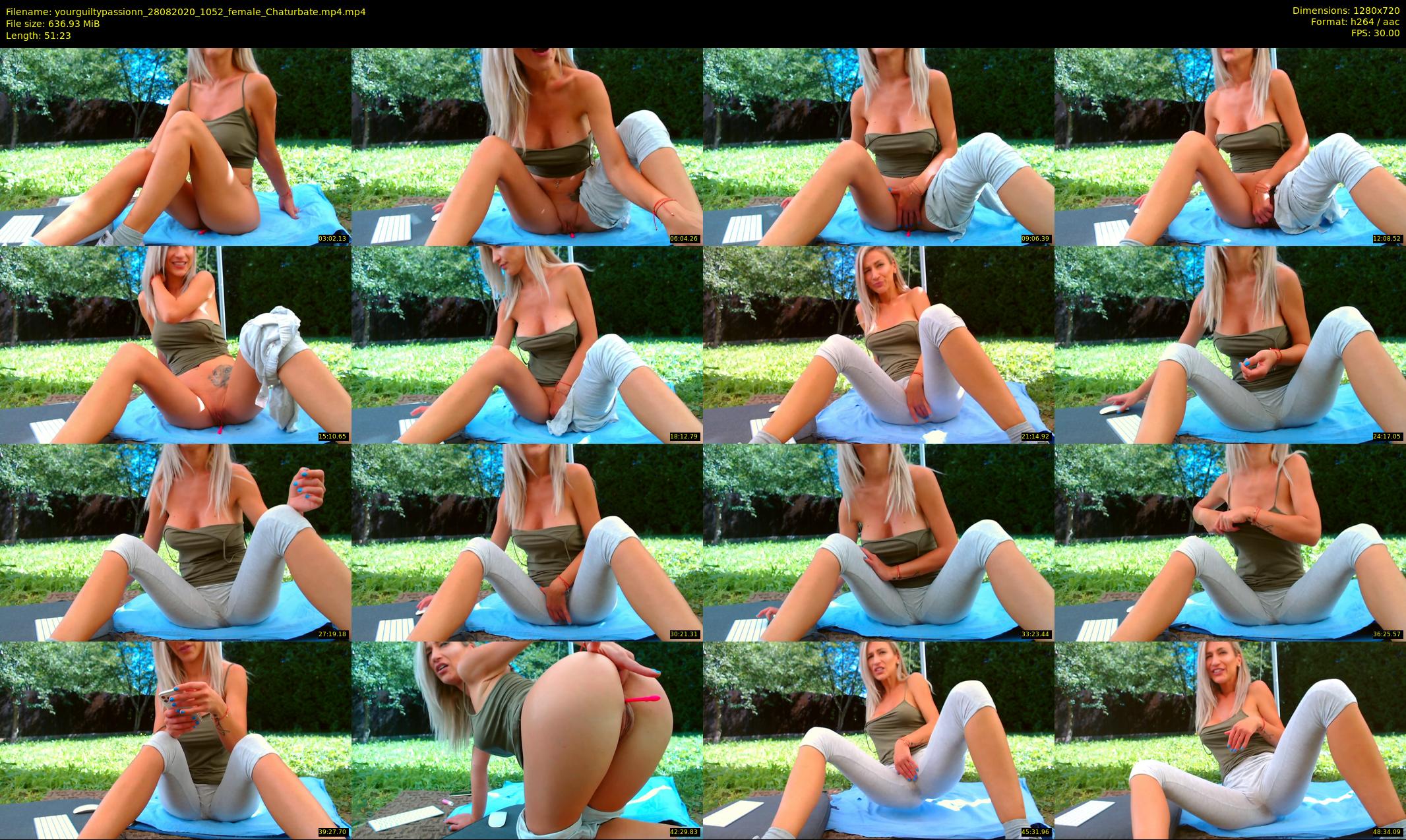 yourguiltypassionn — 52 minute Chaturbate female cam show recording, 720p, Aug 28, 2020