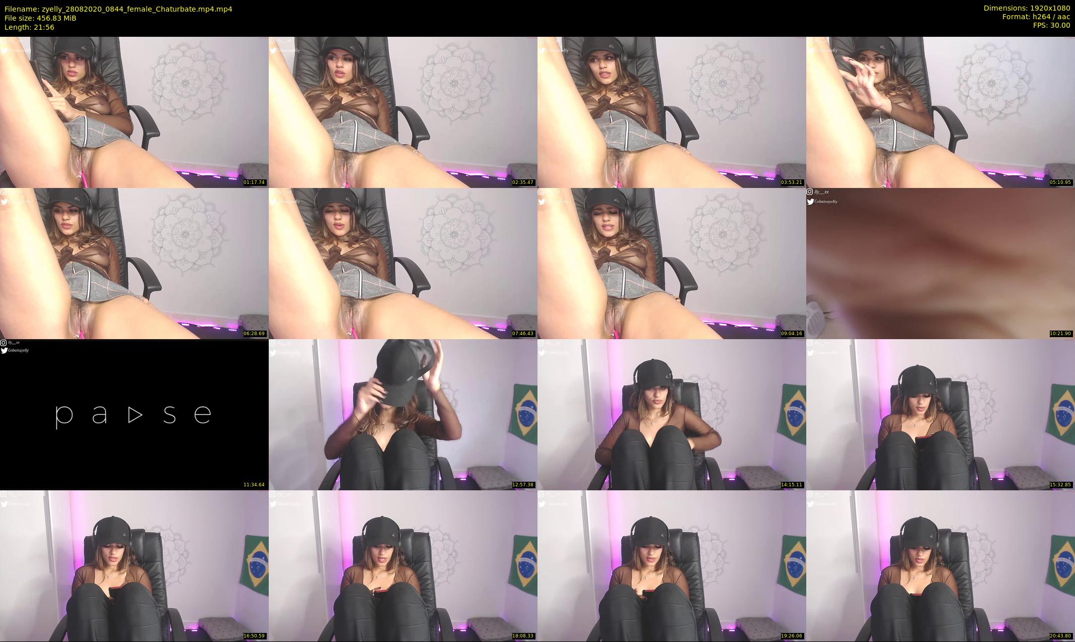 zyelly — 22 minute Chaturbate female cam show recording, 1080p, Aug 28, 2020