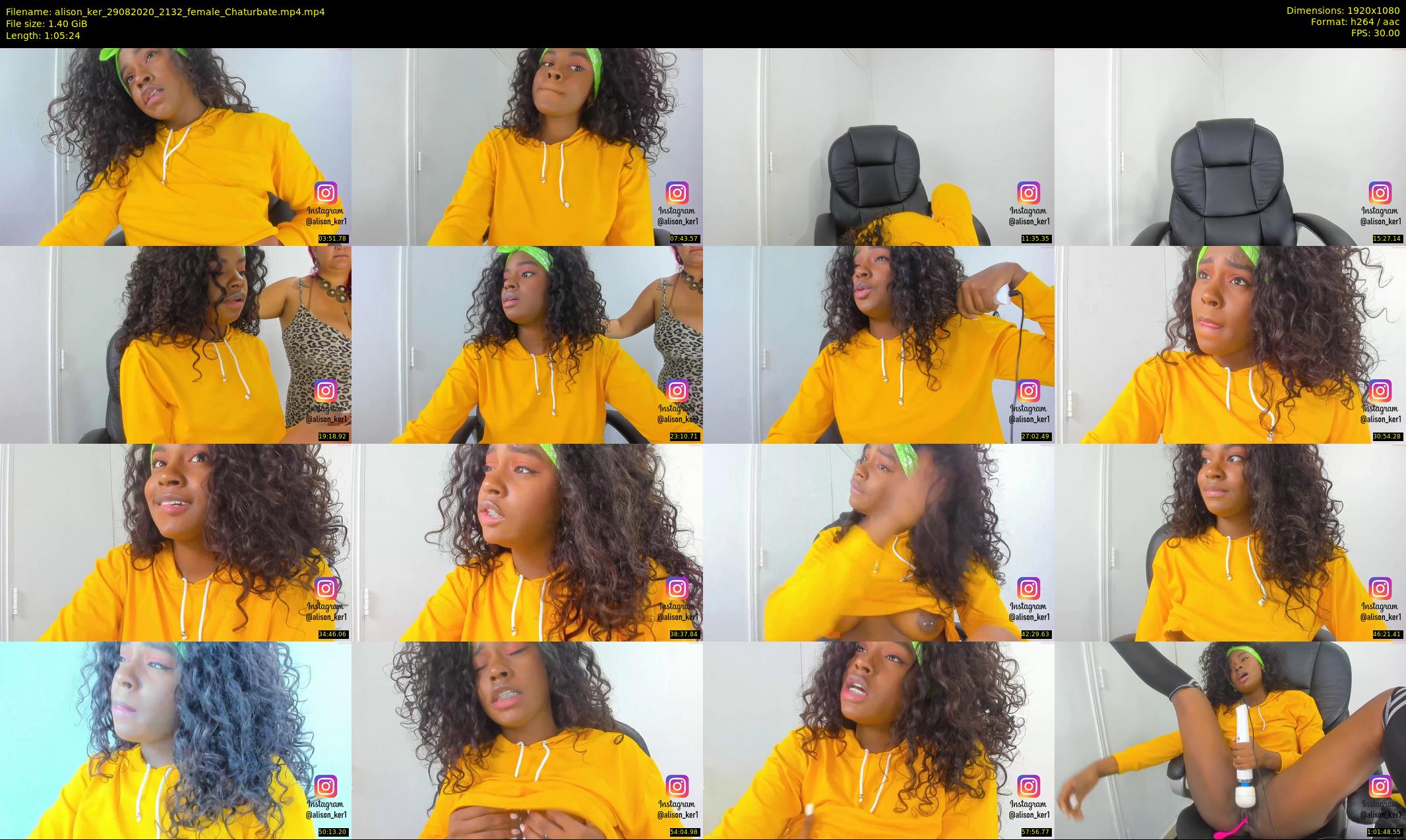 alison_ker — 66 minute Chaturbate female cam show recording, 1080p, Aug 29, 2020