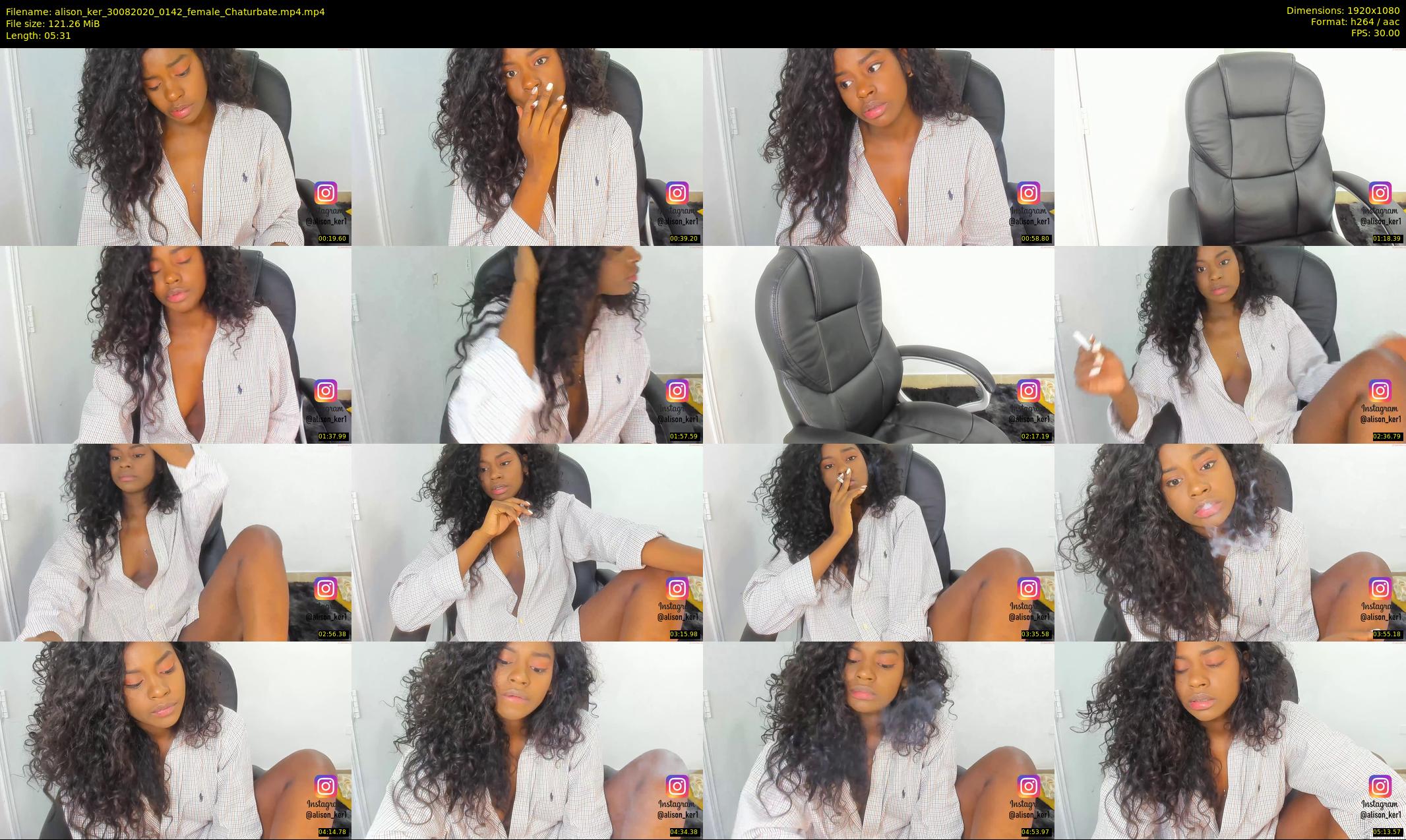 alison_ker — 6 minute Chaturbate female cam show recording, 1080p, Aug 30, 2020