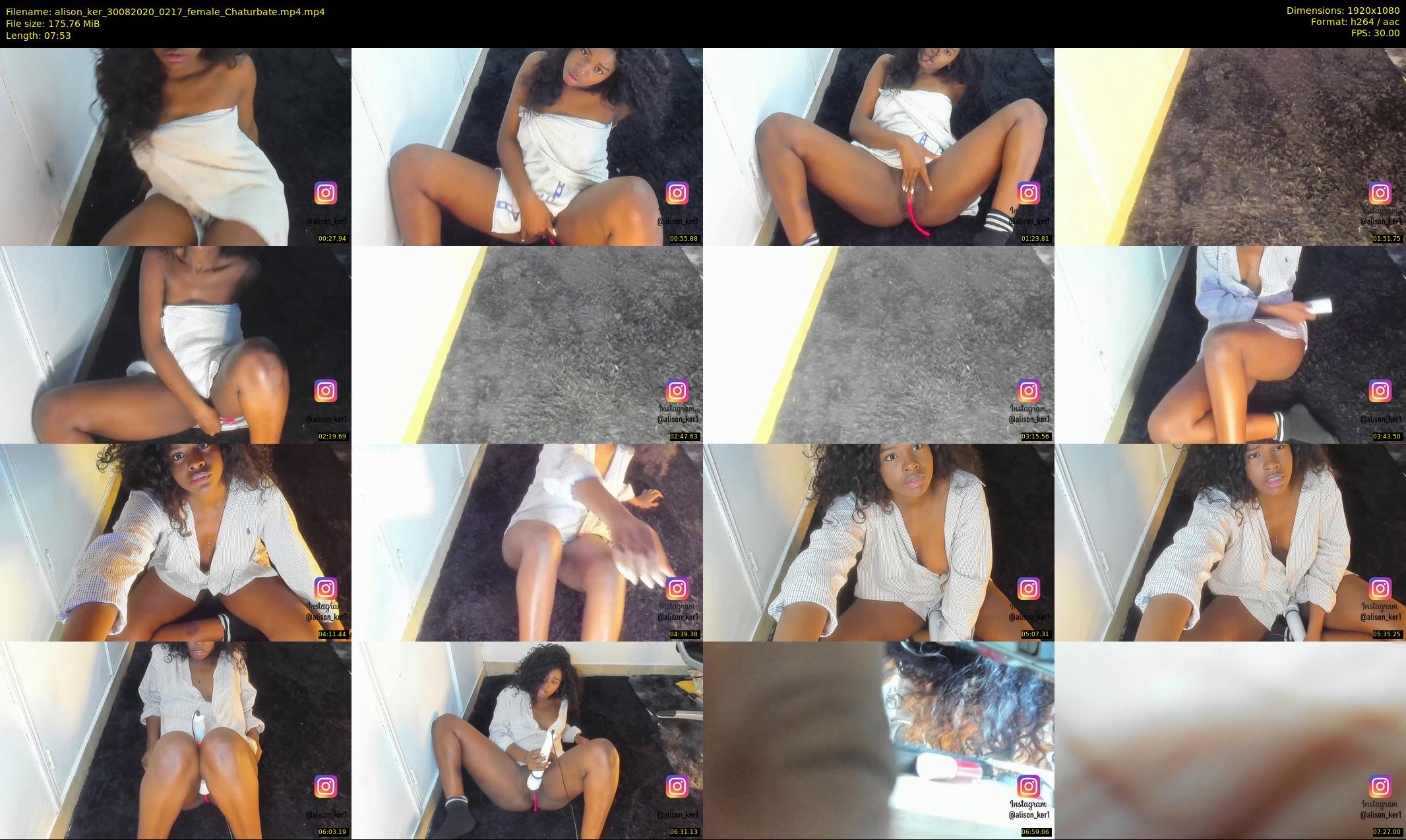 alison_ker — 8 minute Chaturbate female cam show recording, 1080p, Aug 30, 2020