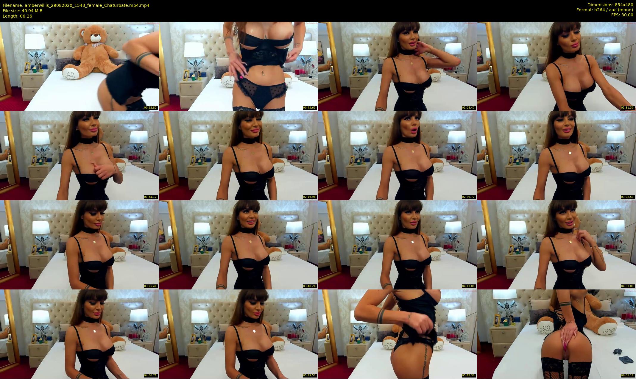 amberwillis — 7 minute Chaturbate female cam show recording, 480p, Aug 29, 2020
