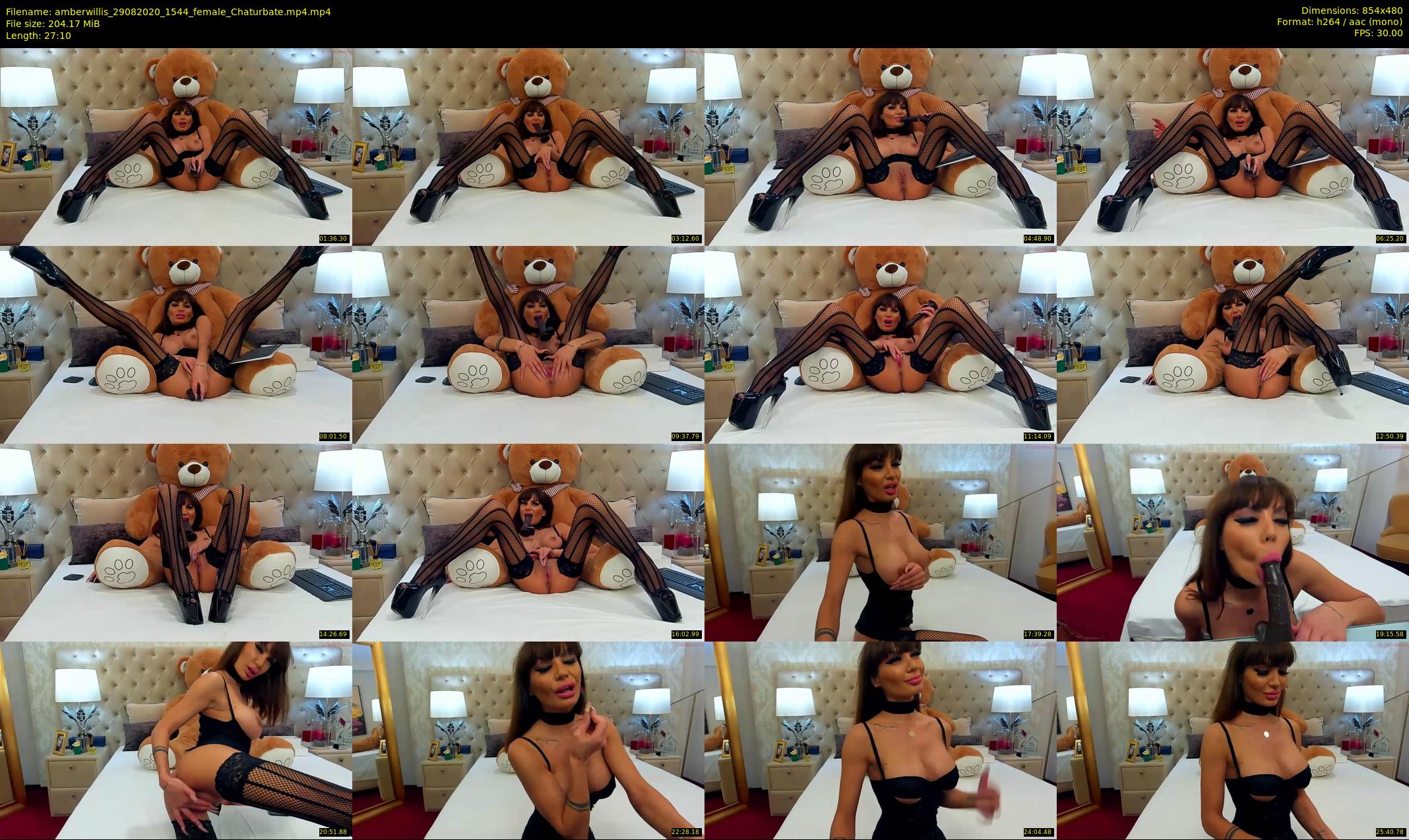 amberwillis — 28 minute Chaturbate female cam show recording, 480p, Aug 29, 2020