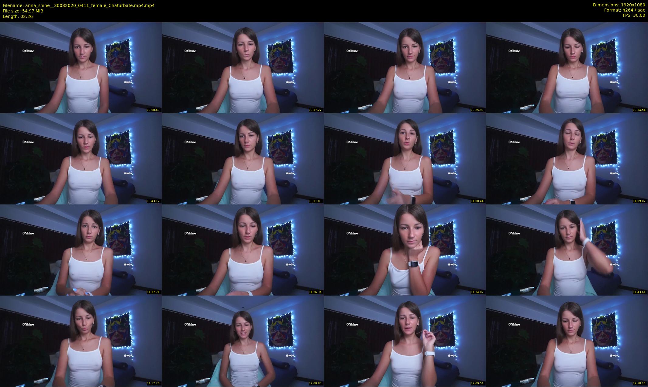 anna_shine_ — 3 minute Chaturbate female cam show recording, 1080p, Aug 30, 2020