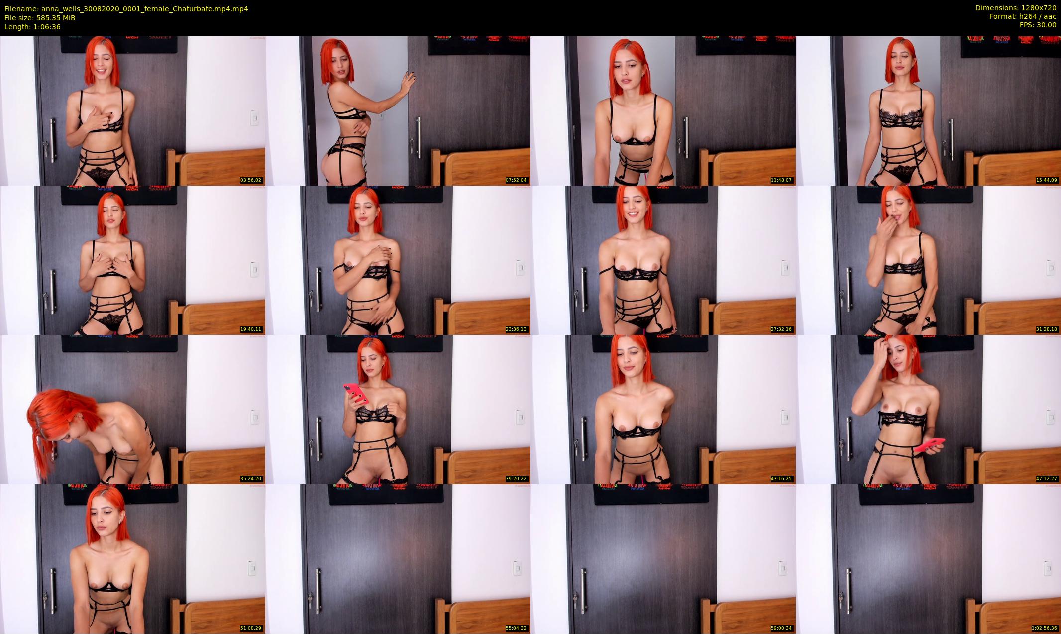 anna_wells — 67 minute Chaturbate female cam show recording, 720p, Aug 30, 2020
