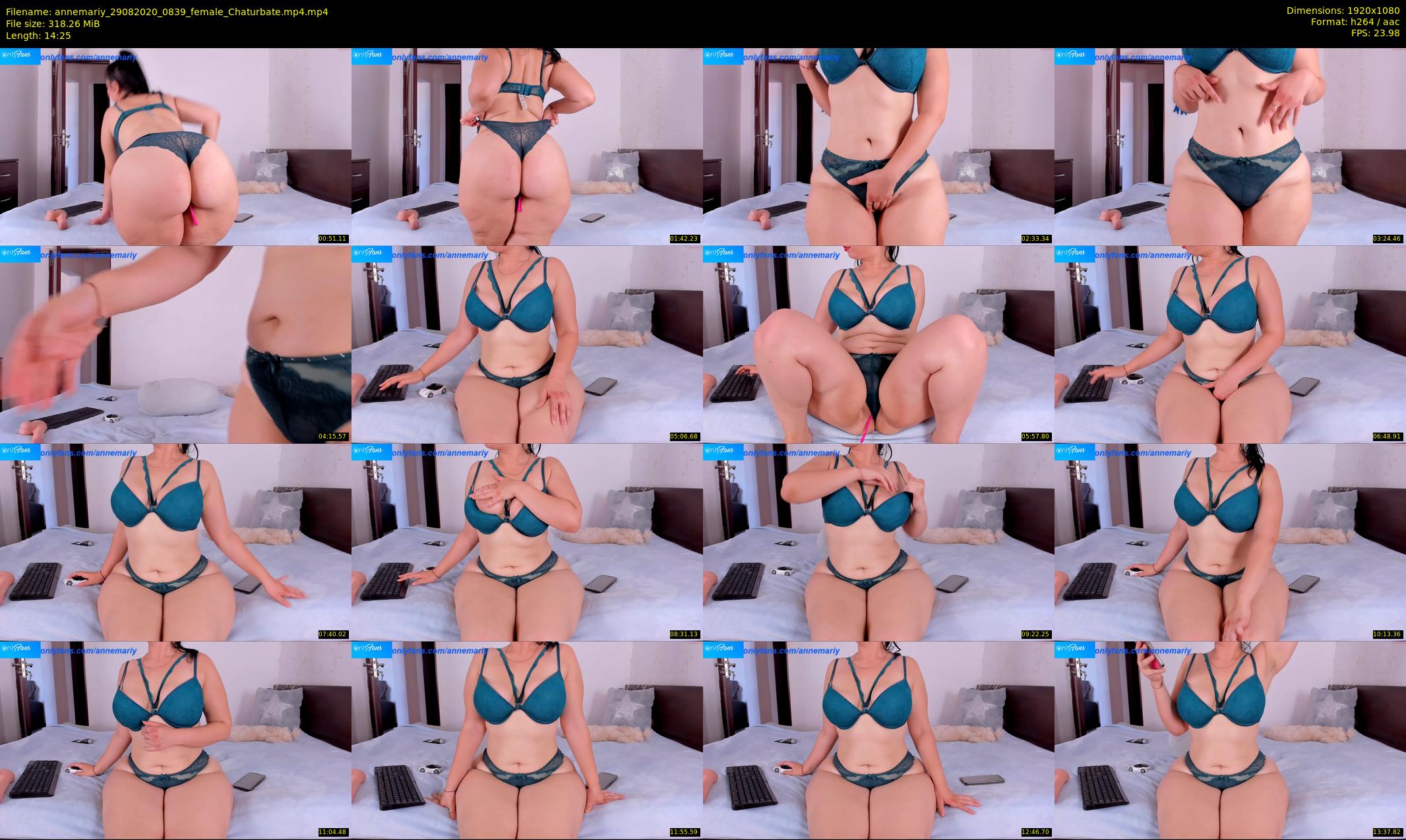 annemariy — 15 minute Chaturbate female cam show recording, 1080p, Aug 29, 2020