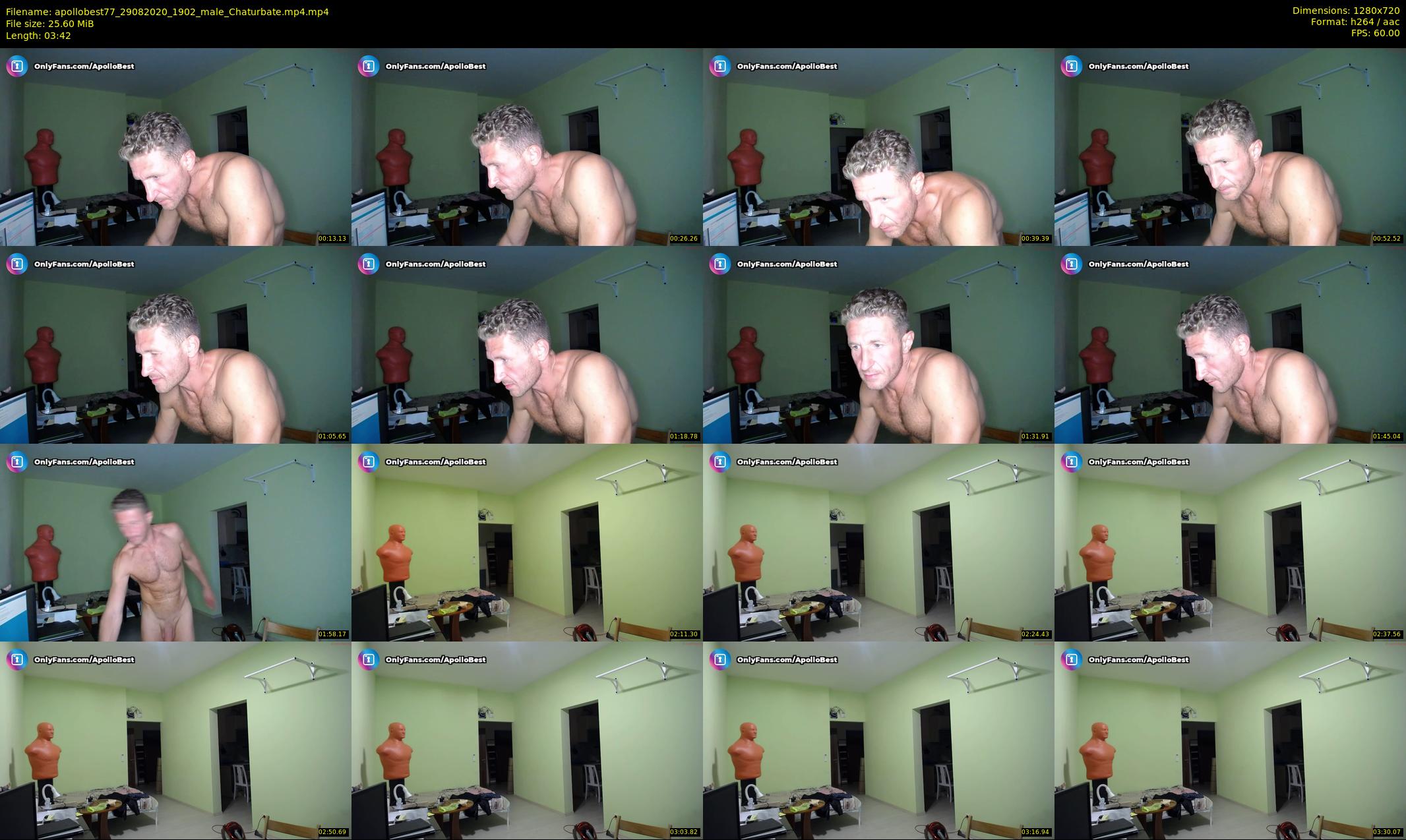 apollobest77 — 4 minute Chaturbate male cam show recording, 720p, Aug 29, 2020