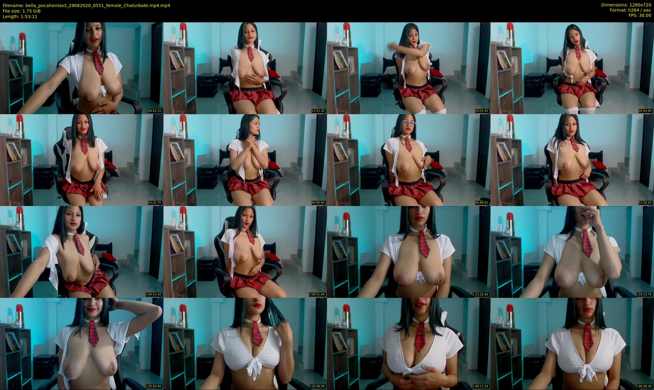 bella_pocahontas3 — 114 minute Chaturbate female cam show recording, 720p, Aug 29, 2020