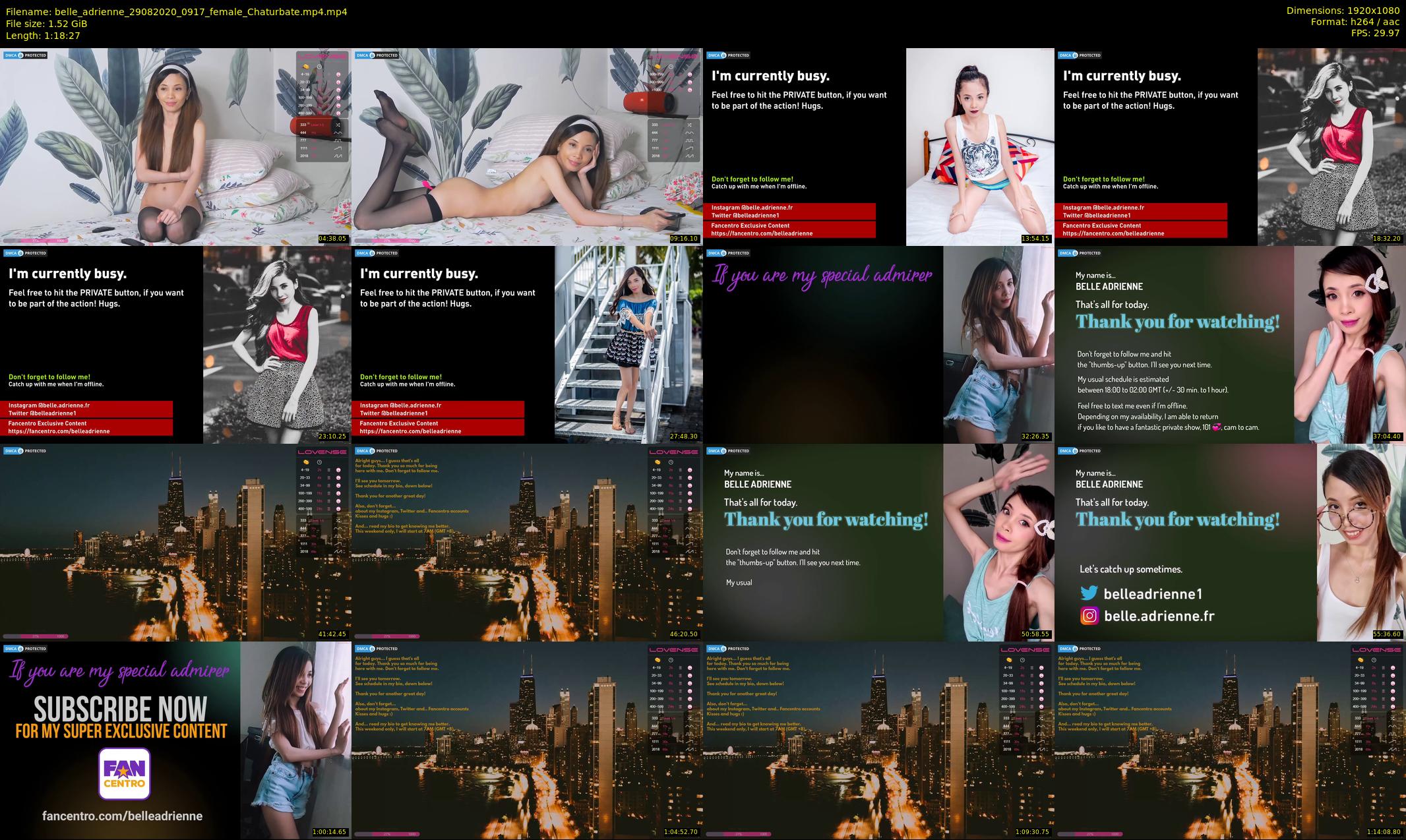 belle_adrienne — 79 minute Chaturbate couple cam show recording, 1080p, Aug 29, 2020