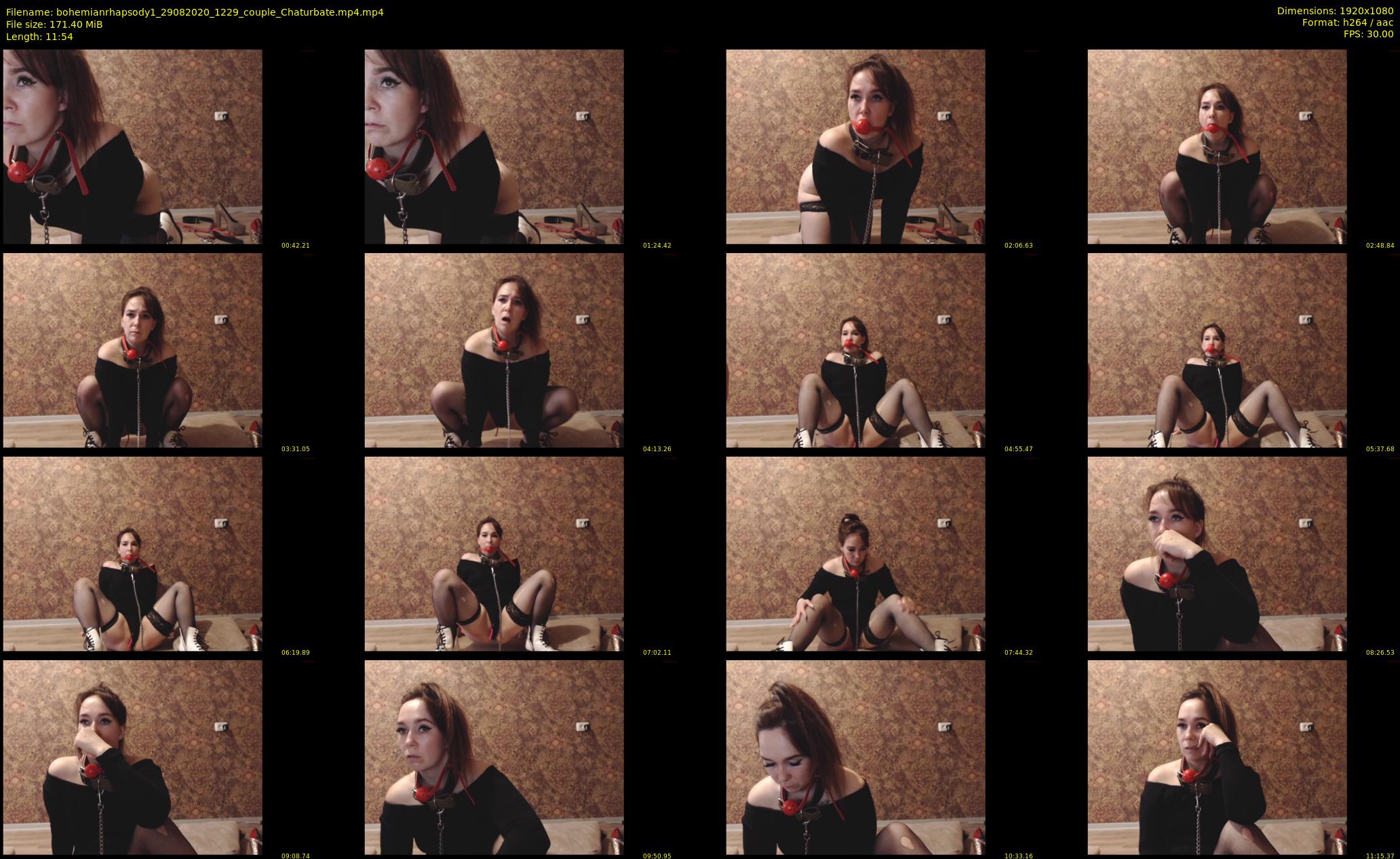 bohemianrhapsody1 — 12 minute Chaturbate couple cam show recording, 1080p, Aug 29, 2020