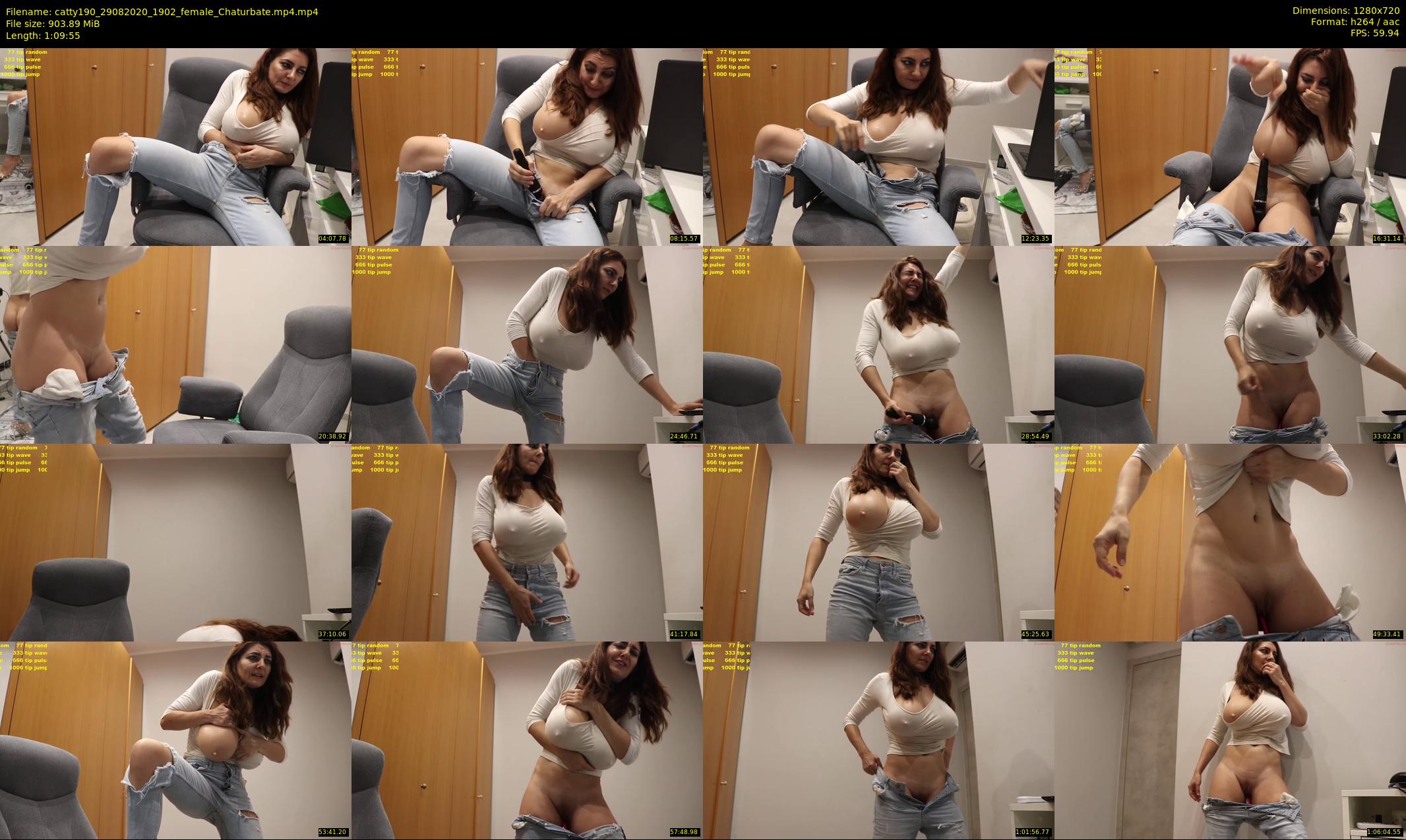 catty190 — 70 minute Chaturbate female cam show recording, 720p, Aug 29, 2020