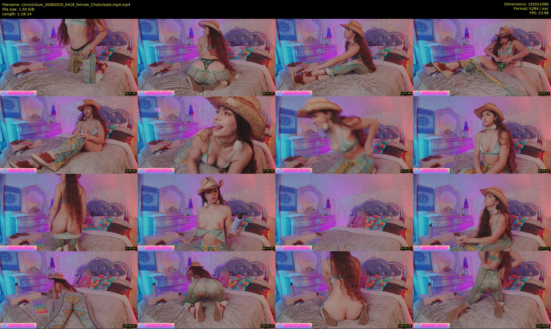 chroniclove — 79 minute Chaturbate female cam show recording, 1080p, Aug 30, 2020