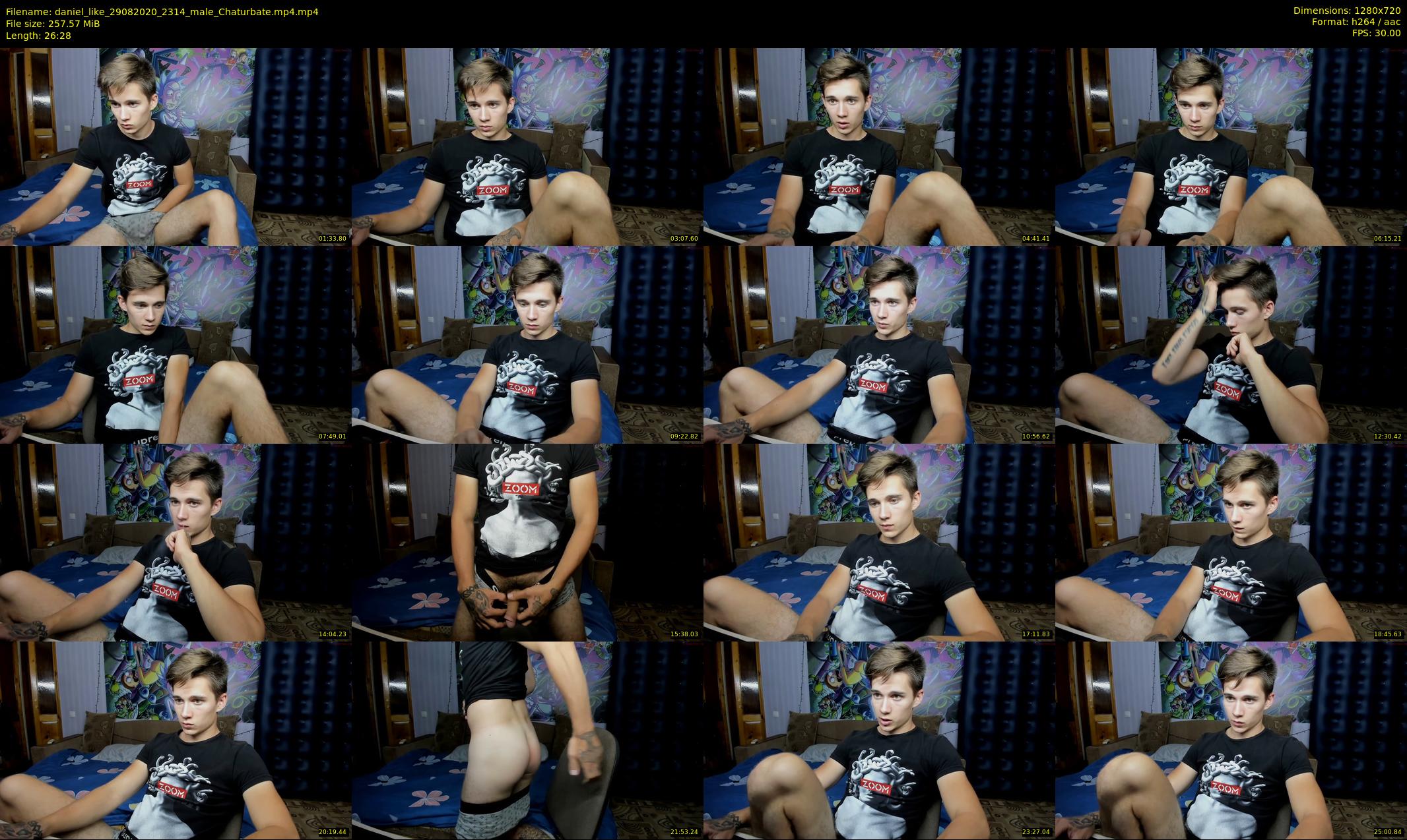 daniel_like — 27 minute Chaturbate male cam show recording, 720p, Aug 29, 2020