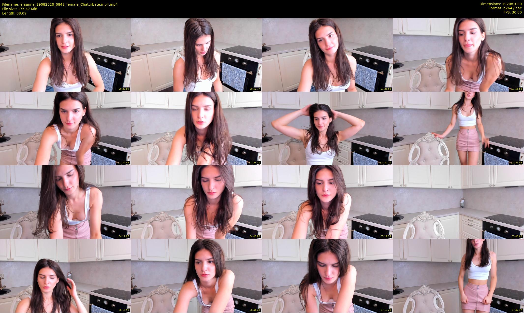 elaanna — 9 minute Chaturbate female cam show recording, 1080p, Aug 29, 2020