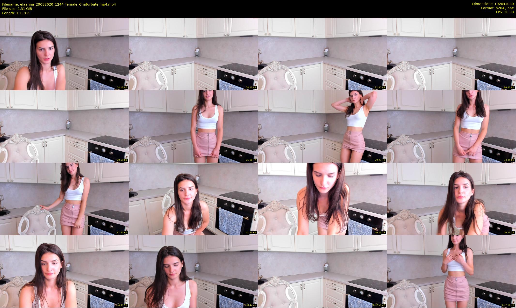elaanna — 72 minute Chaturbate female cam show recording, 1080p, Aug 29, 2020
