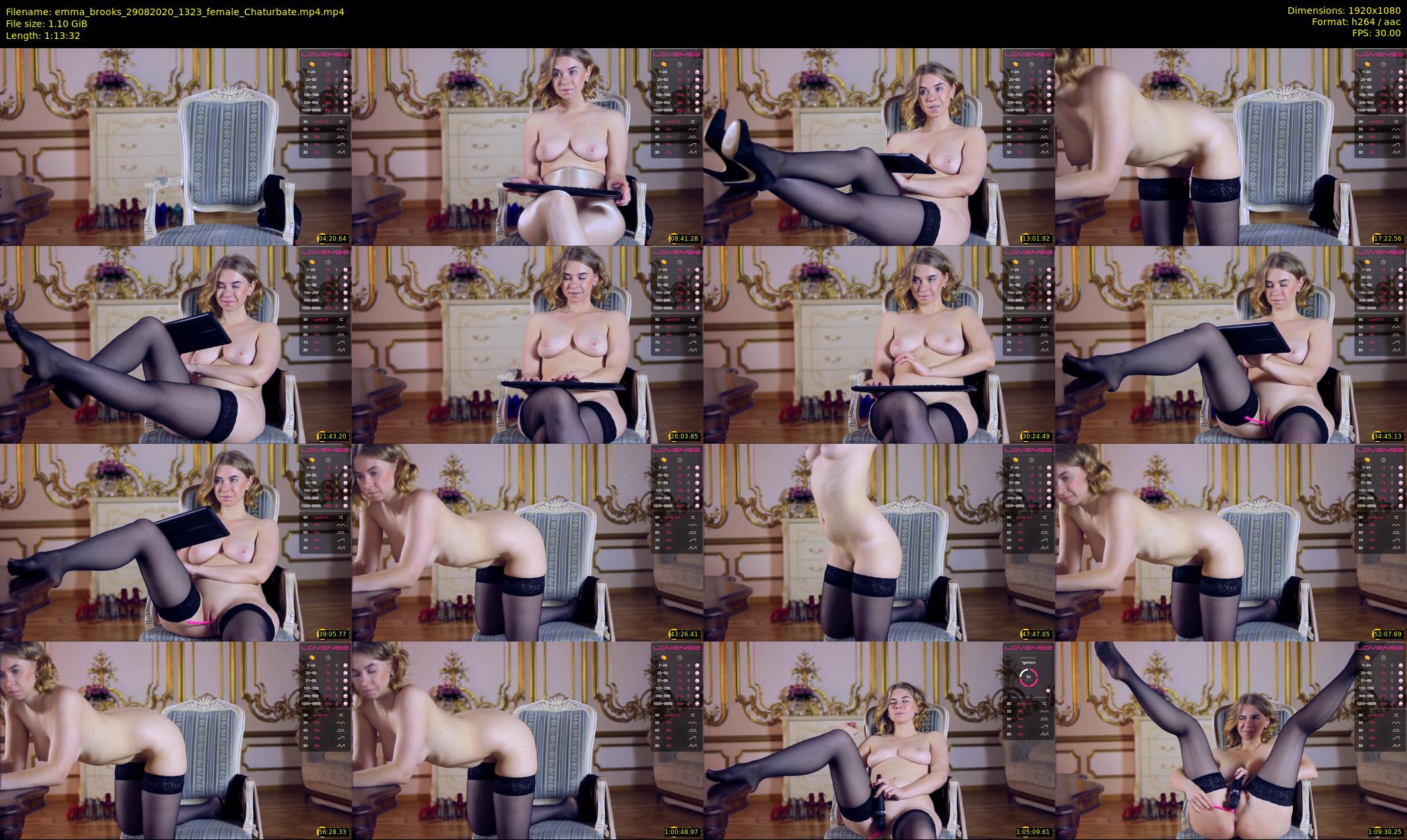emma_brooks — 74 minute Chaturbate female cam show recording, 1080p, Aug 29, 2020