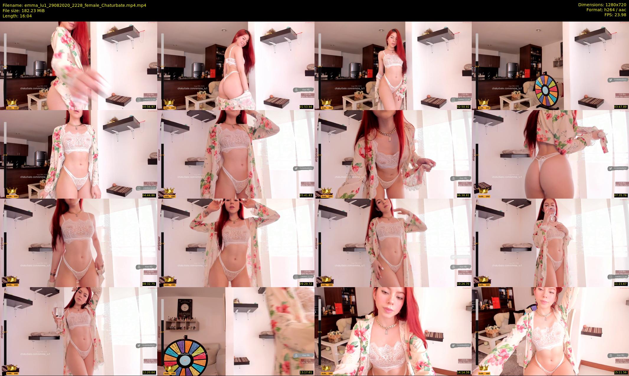 emma_lu1 — 17 minute Chaturbate female cam show recording, 720p, Aug 29, 2020