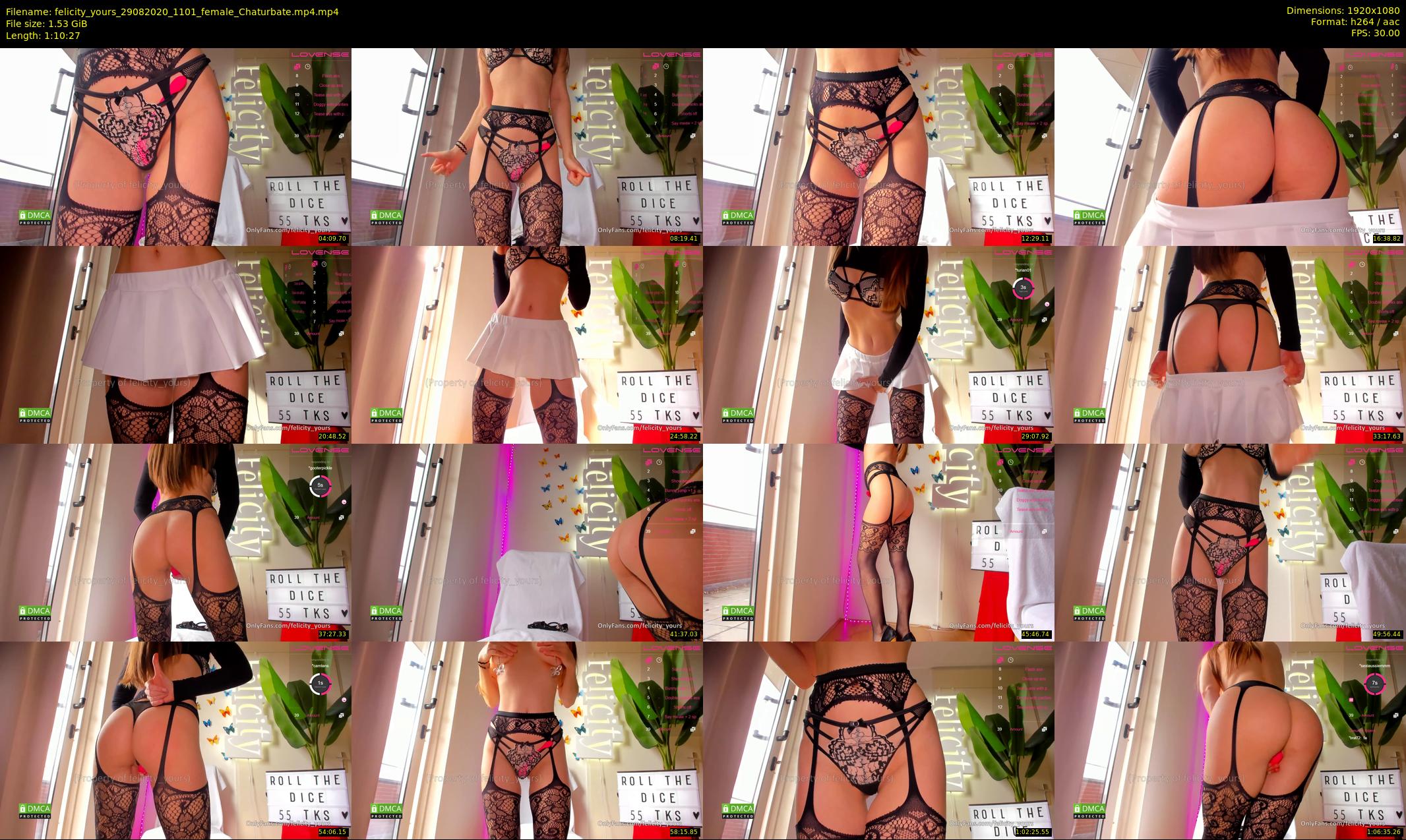 felicity_yours — 71 minute Chaturbate female cam show recording, 1080p, Aug 29, 2020
