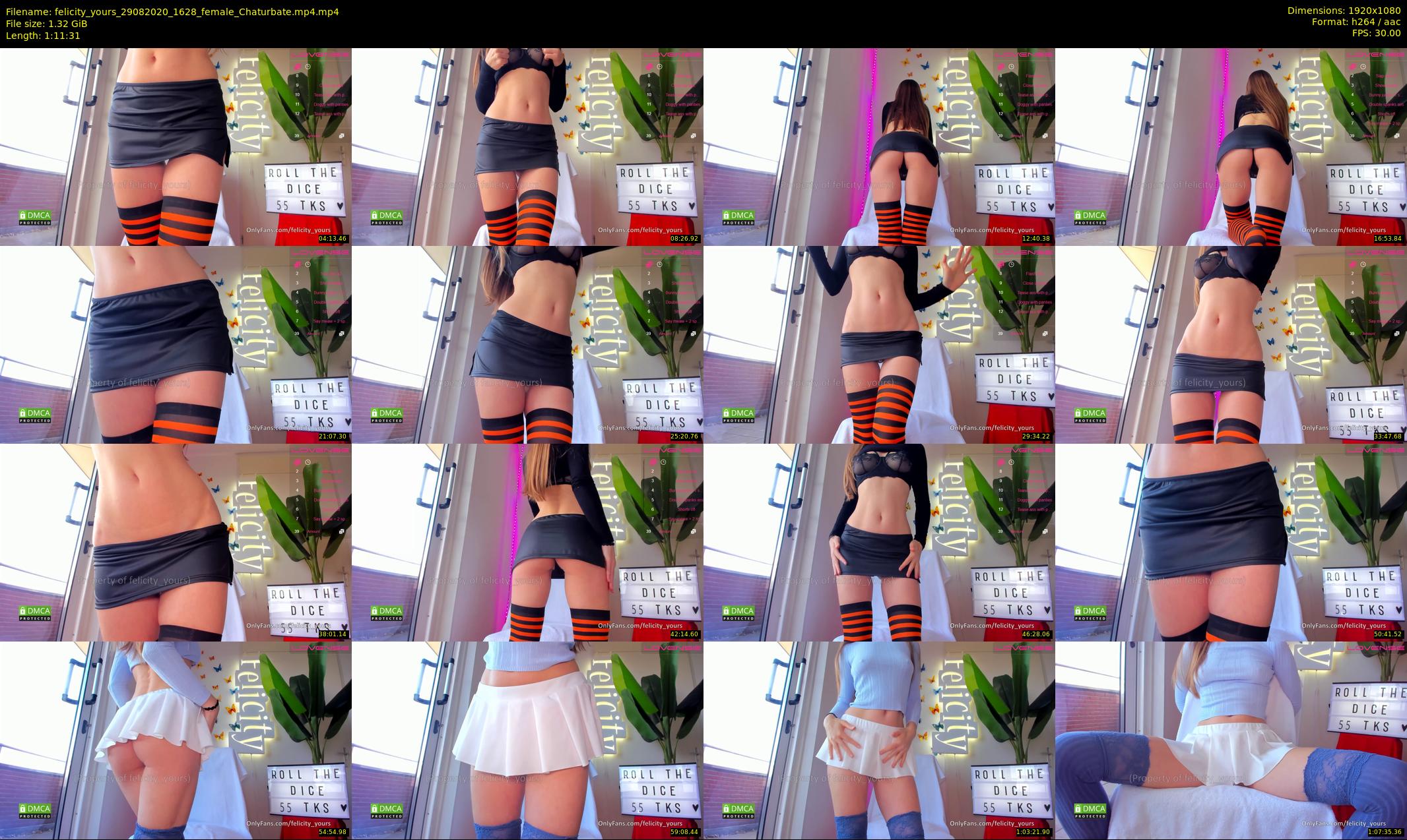 felicity_yours — 72 minute Chaturbate female cam show recording, 1080p, Aug 29, 2020