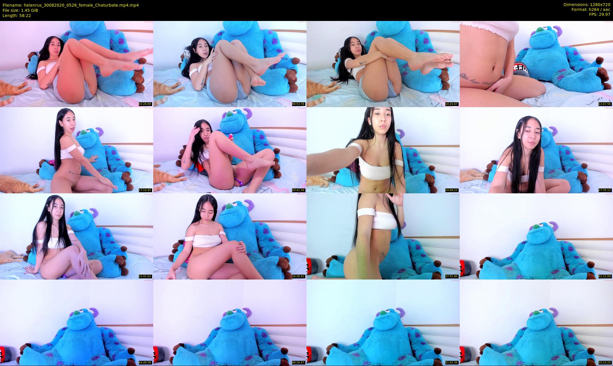 helenrus — 59 minute Chaturbate female cam show recording, 720p, Aug 30, 2020