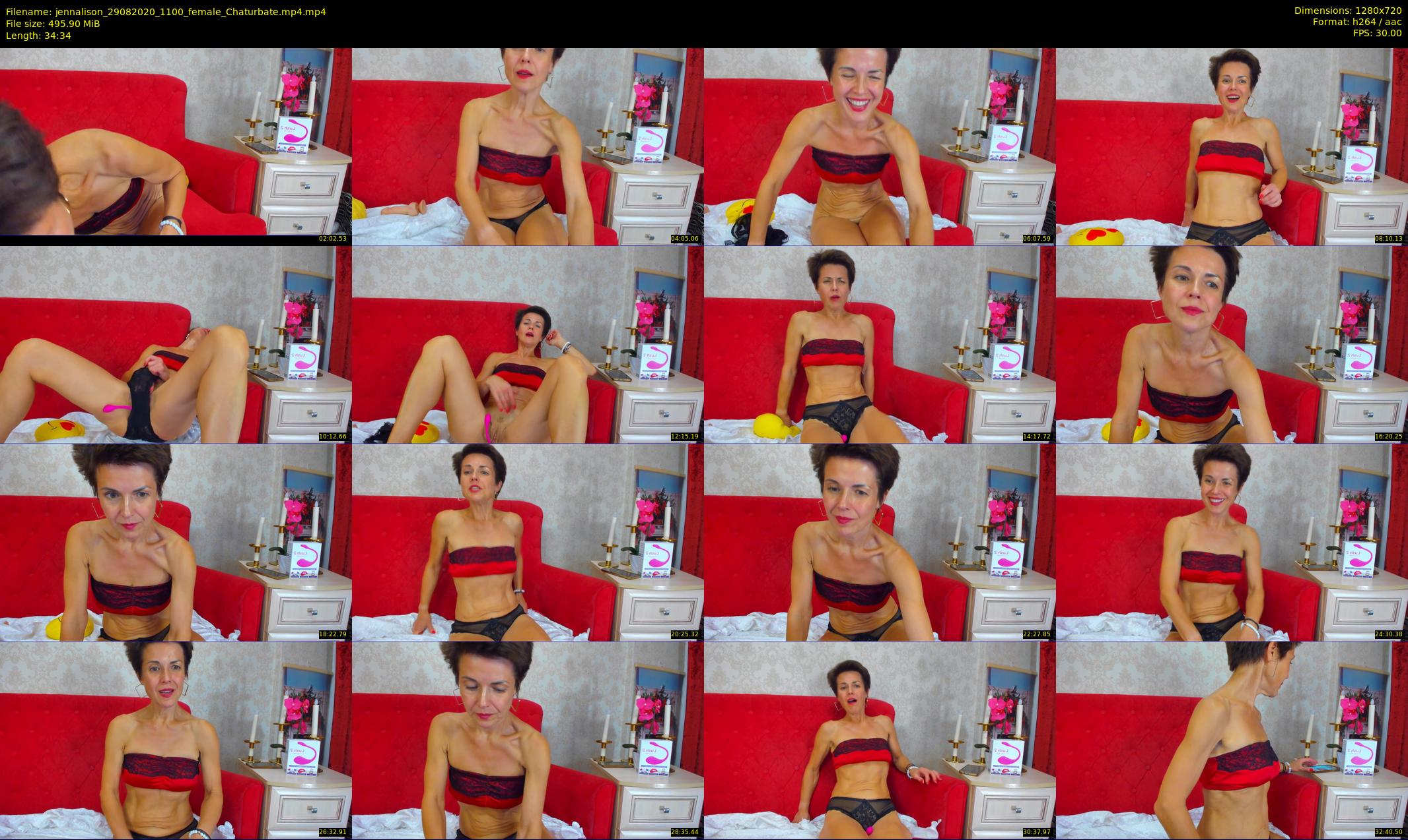 jennalison — 35 minute Chaturbate female cam show recording, 720p, Aug 29, 2020