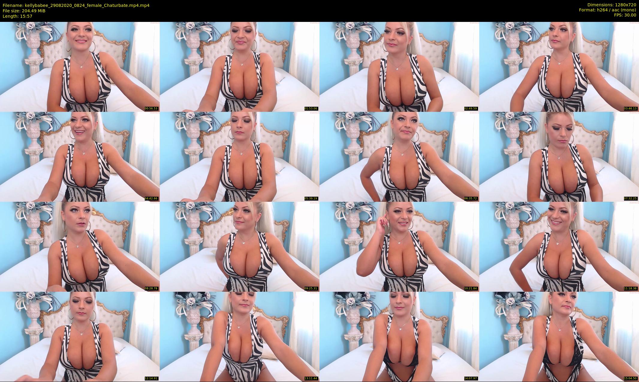 kellybabee — 16 minute Chaturbate female cam show recording, 720p, Aug 29, 2020