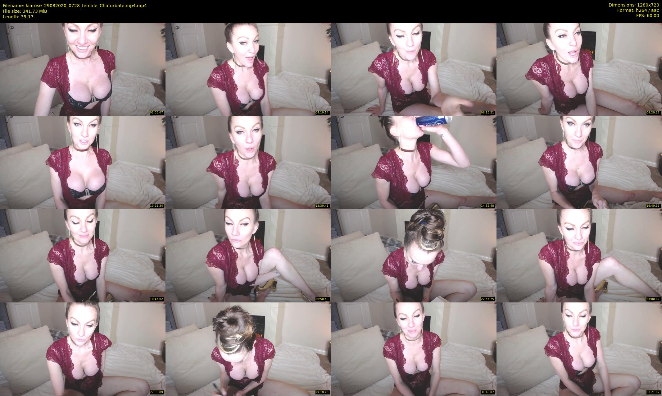 kiarose — 36 minute Chaturbate female cam show recording, 720p, Aug 29, 2020