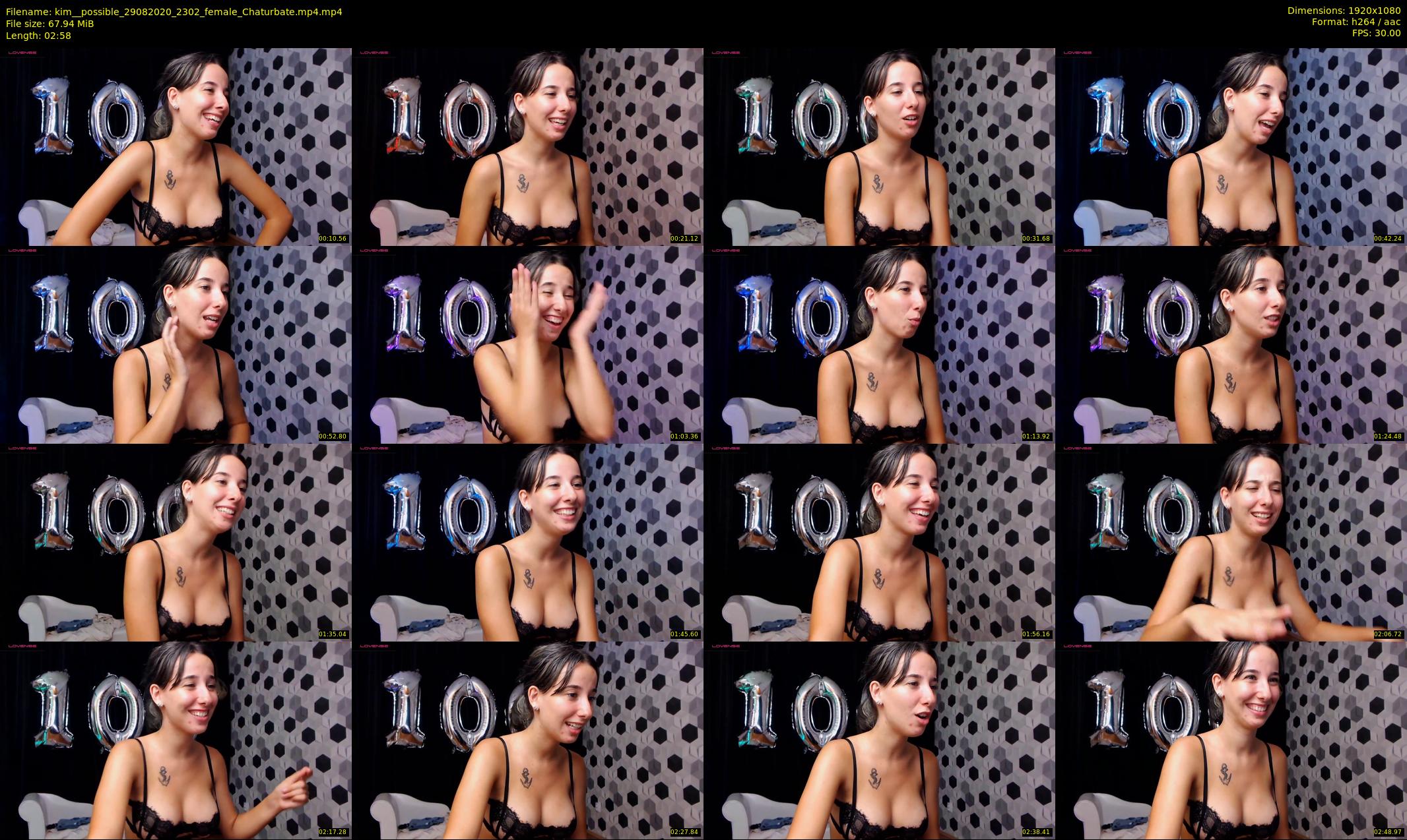 kim__possible — 3 minute Chaturbate female cam show recording, 1080p, Aug 29, 2020