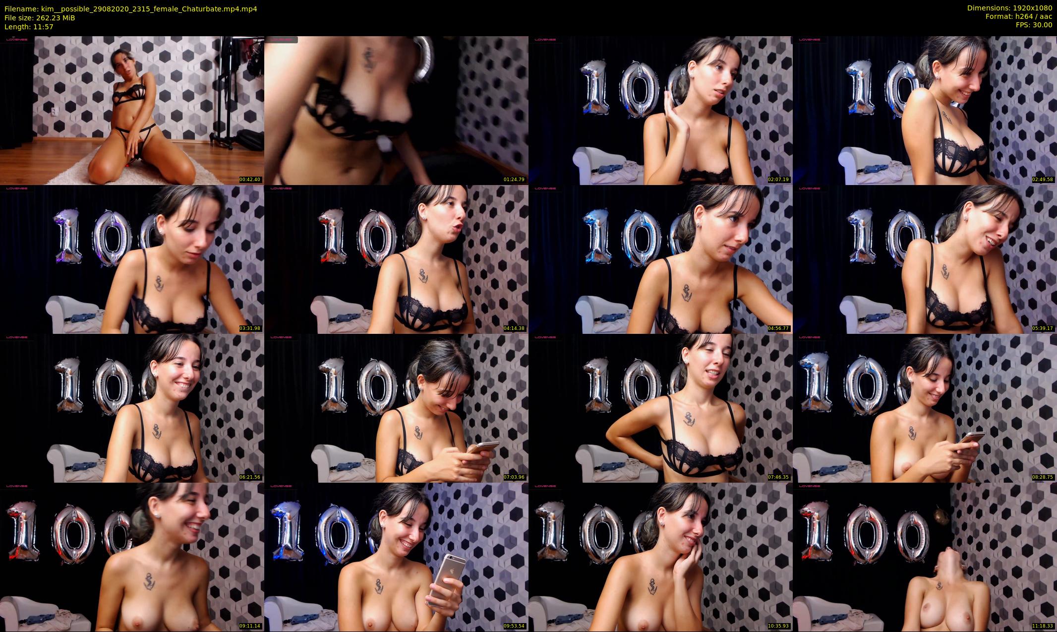kim__possible — 12 minute Chaturbate female cam show recording, 1080p, Aug 29, 2020