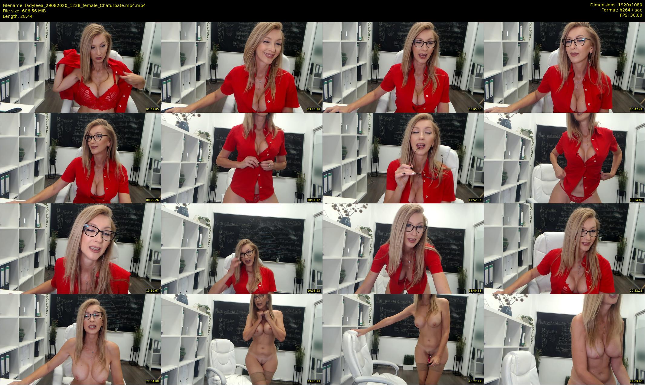 ladyleea — 29 minute Chaturbate female cam show recording, 1080p, Aug 29, 2020