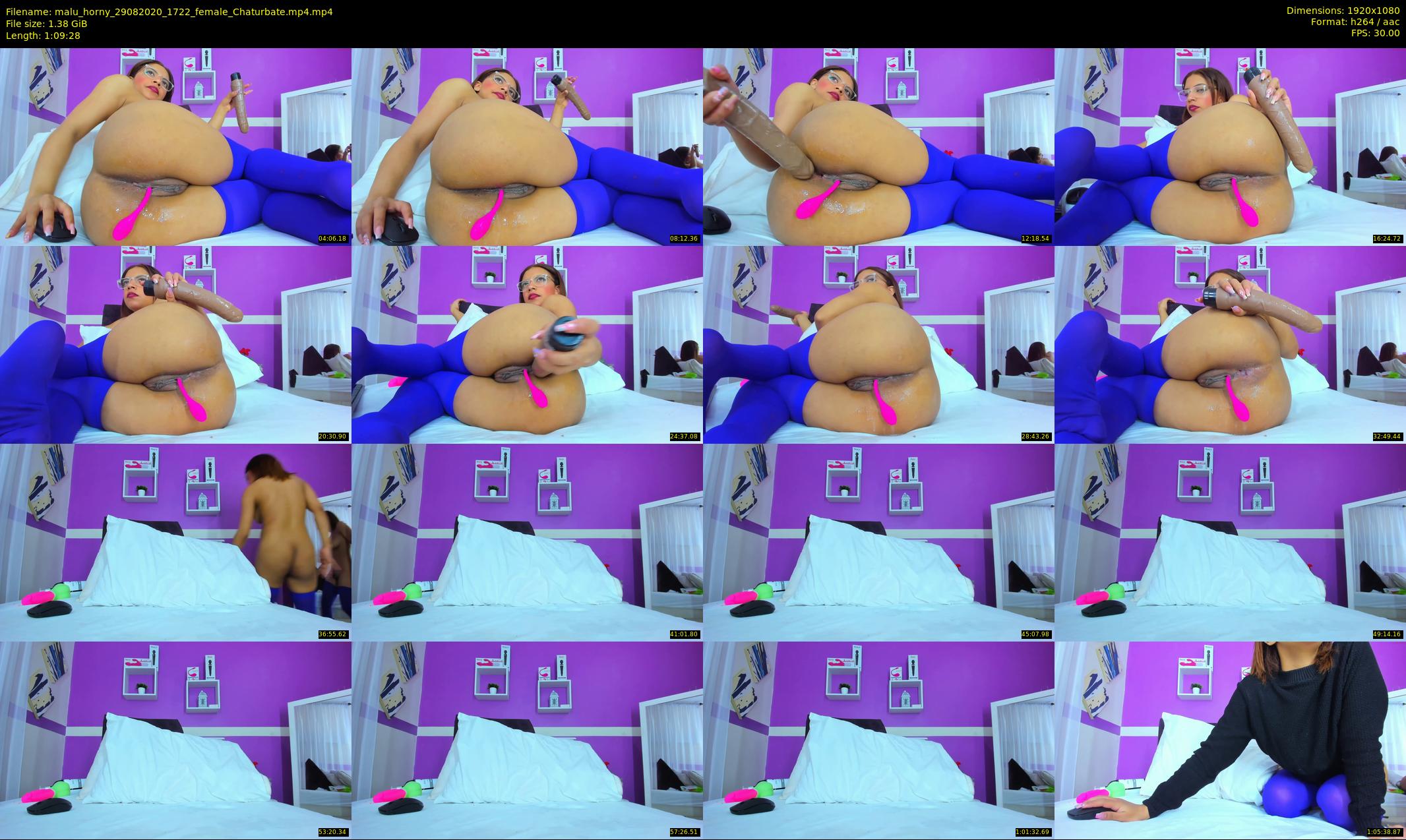 malu_horny — 70 minute Chaturbate female cam show recording, 1080p, Aug 29, 2020