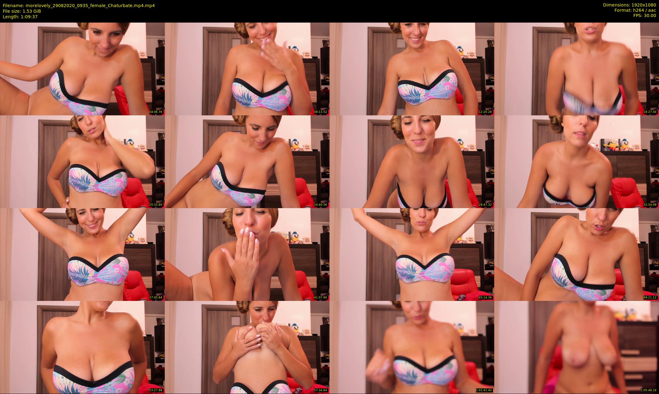 morelovely — 70 minute Chaturbate female cam show recording, 1080p, Aug 29, 2020